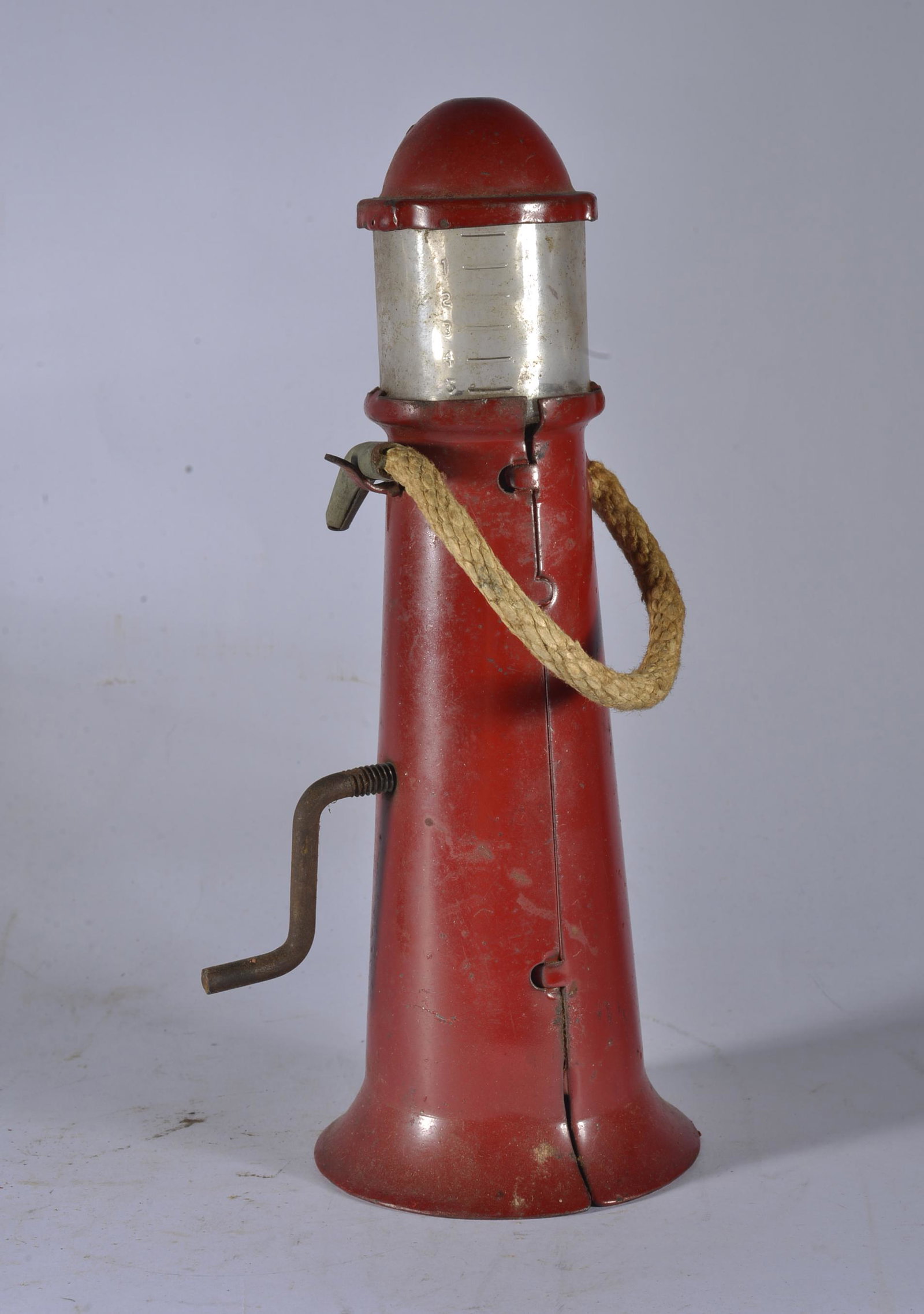 1940'S TOY METAL VISIBLE GAS PUMP (1 of 4)