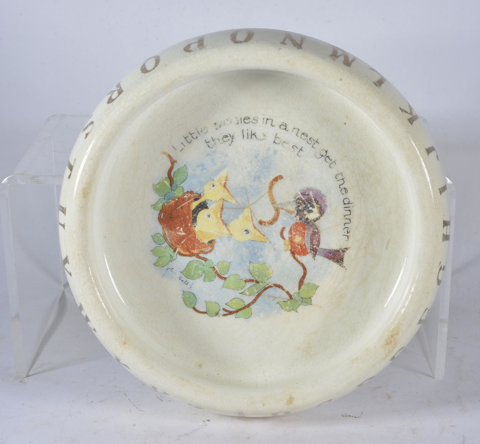 Antique Childs ABC Plate (1 of 2)
