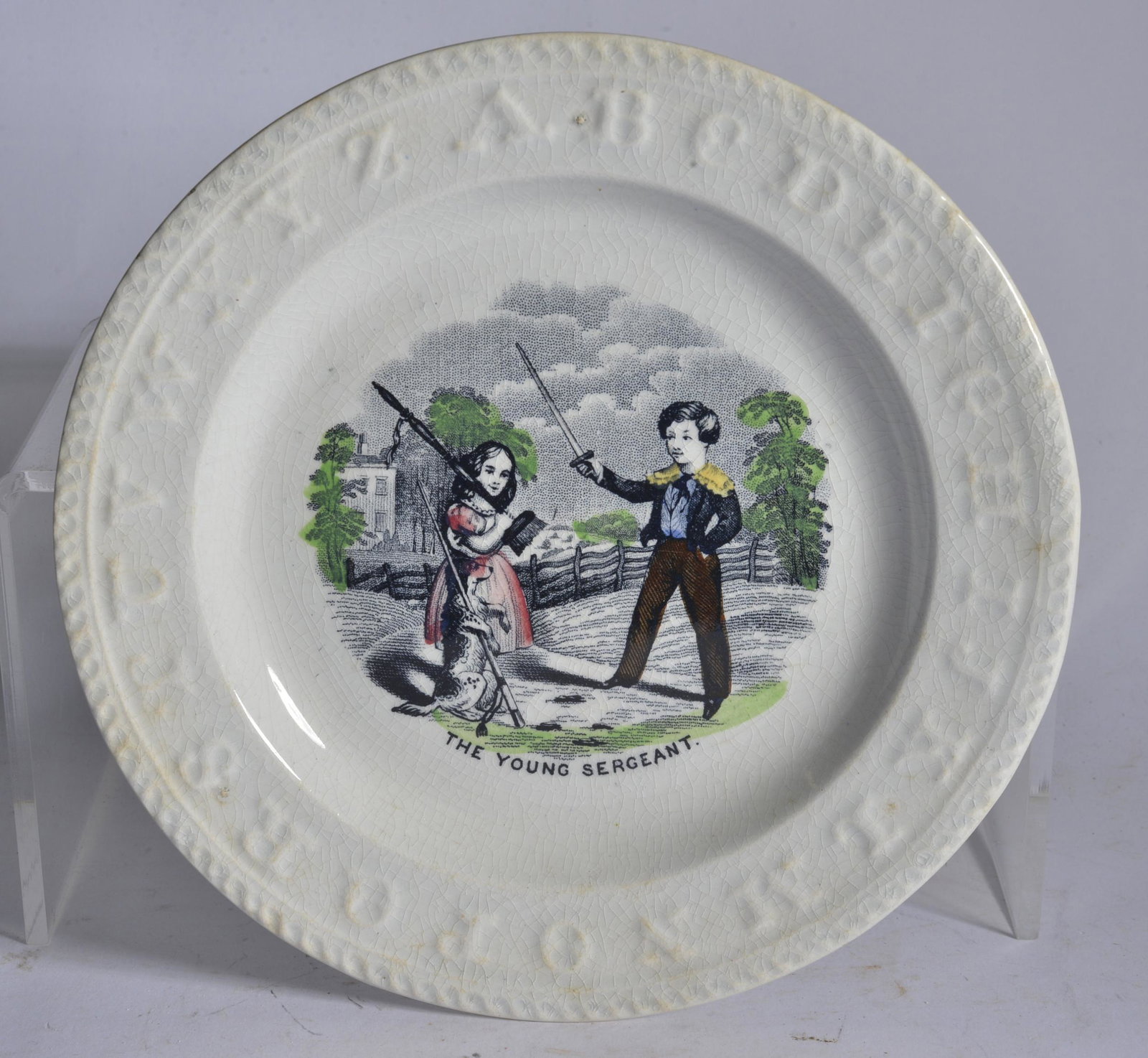 Antique Childs ABC Plate (1 of 2)