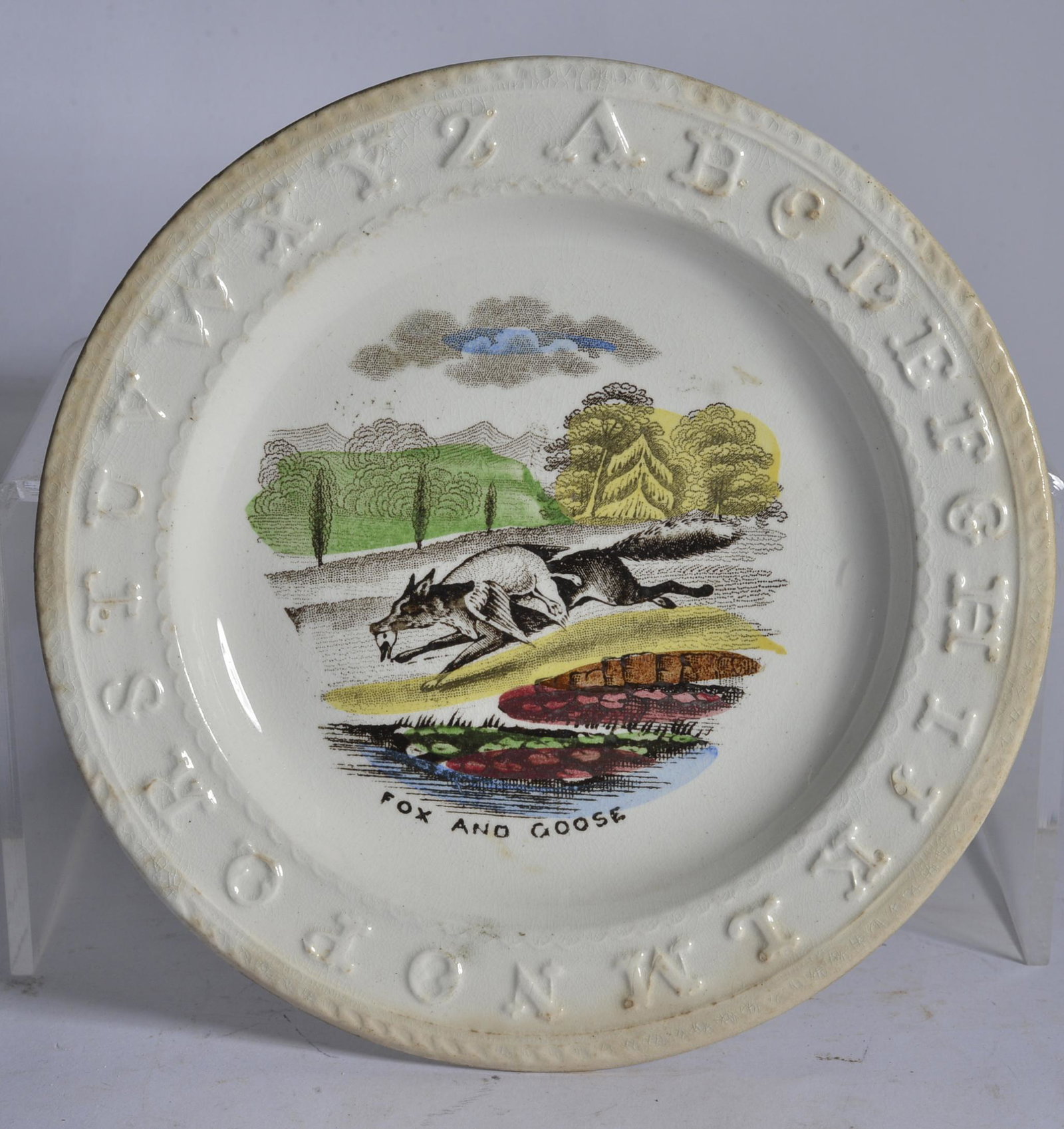 Antique Childs ABC Plate (1 of 2)
