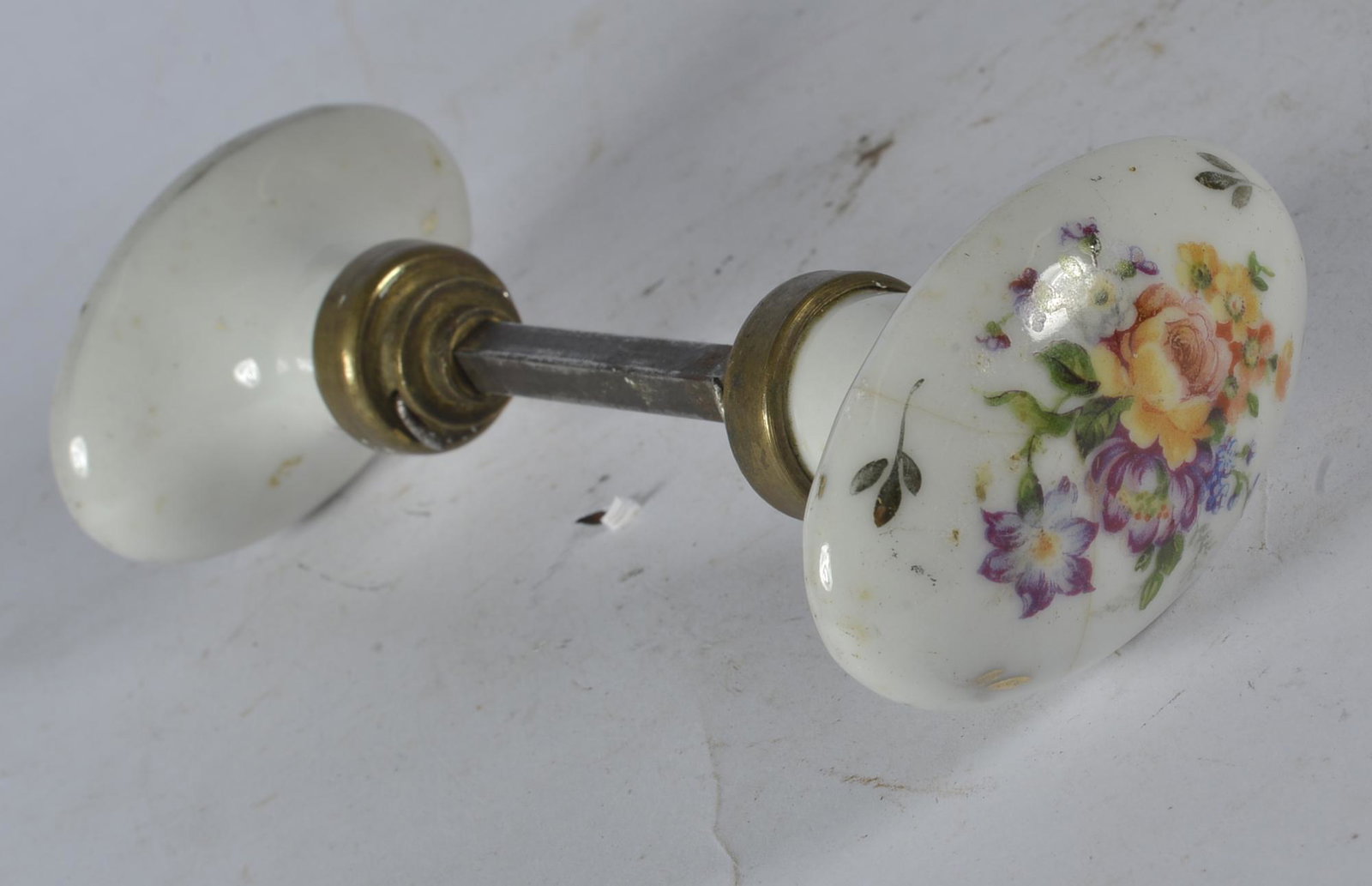 Antique Hardware Estate Door Knob Furniture Pull: antique from an estate. All sales are final see photos. Could be missing parts.