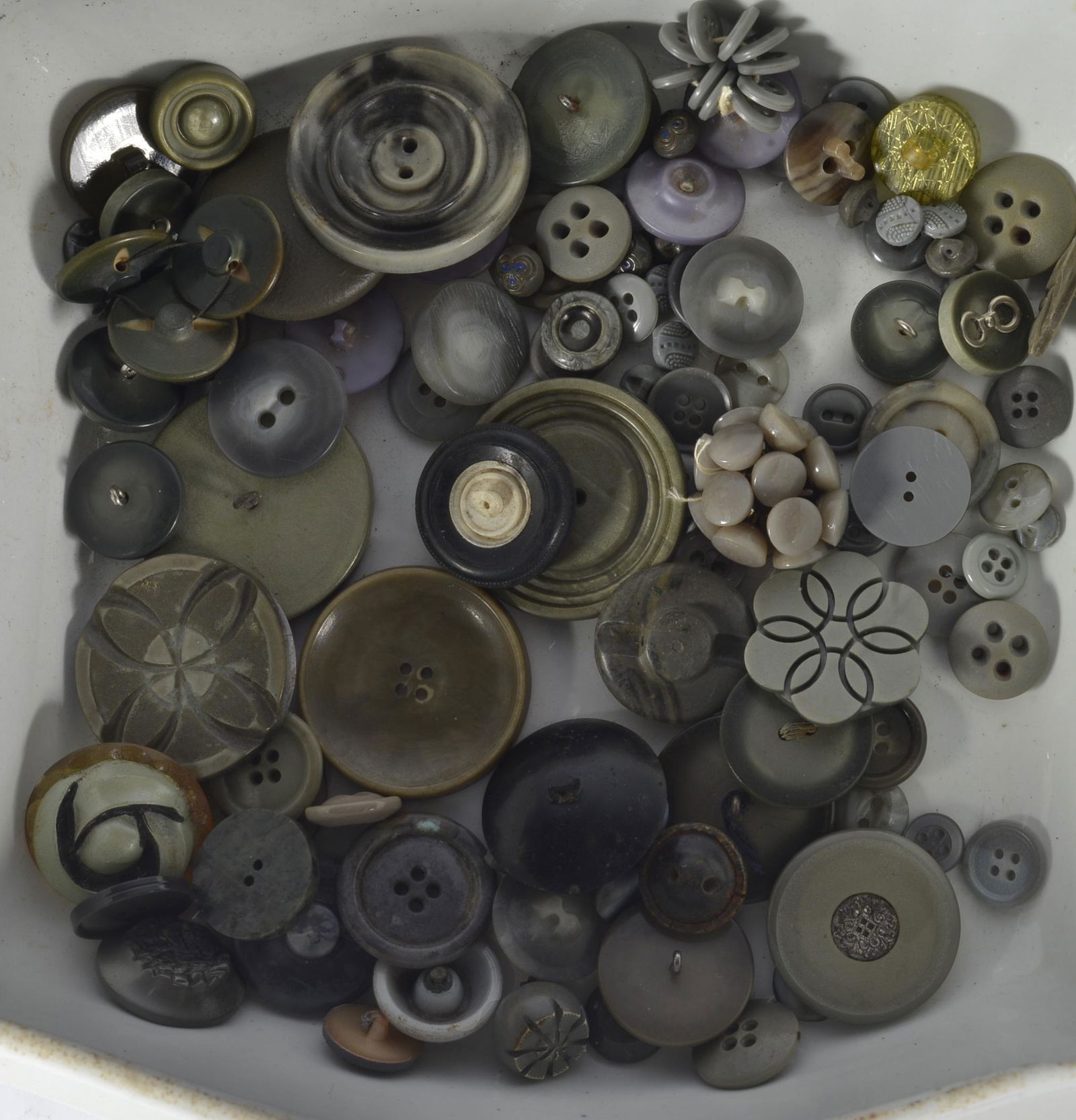 Antique Button Collection From Estate (1 of 1)