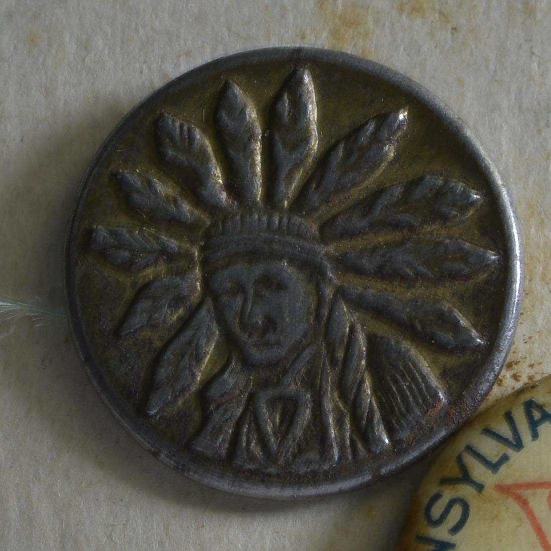 Antique Advertising Button Antique Pin (1 of 1)