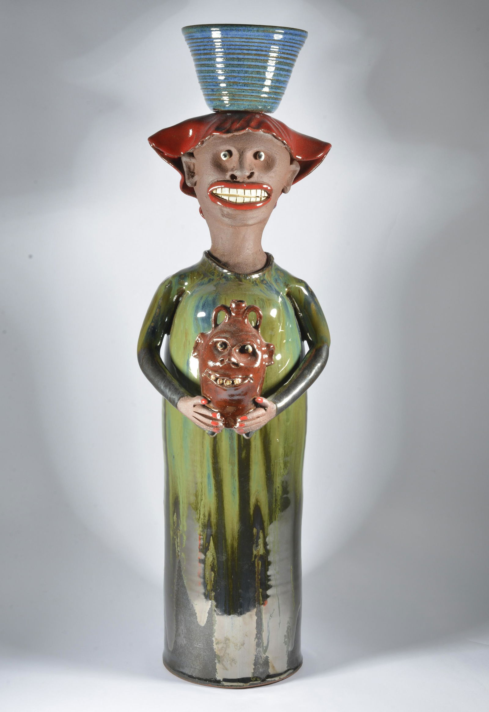 Marvin Bailey Folk Pottery Statue (1 of 6)