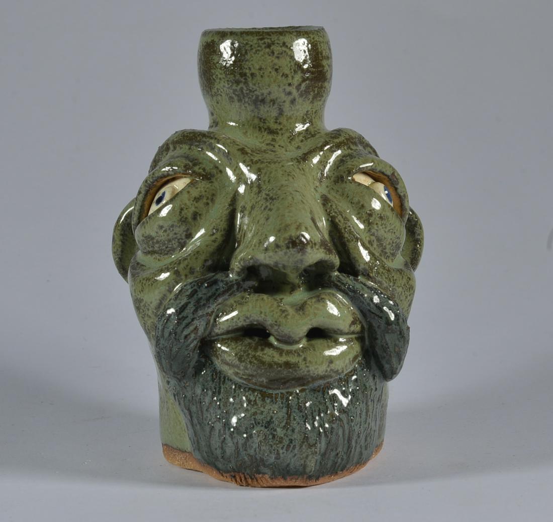 Small Signed Face Jug (1 of 4)