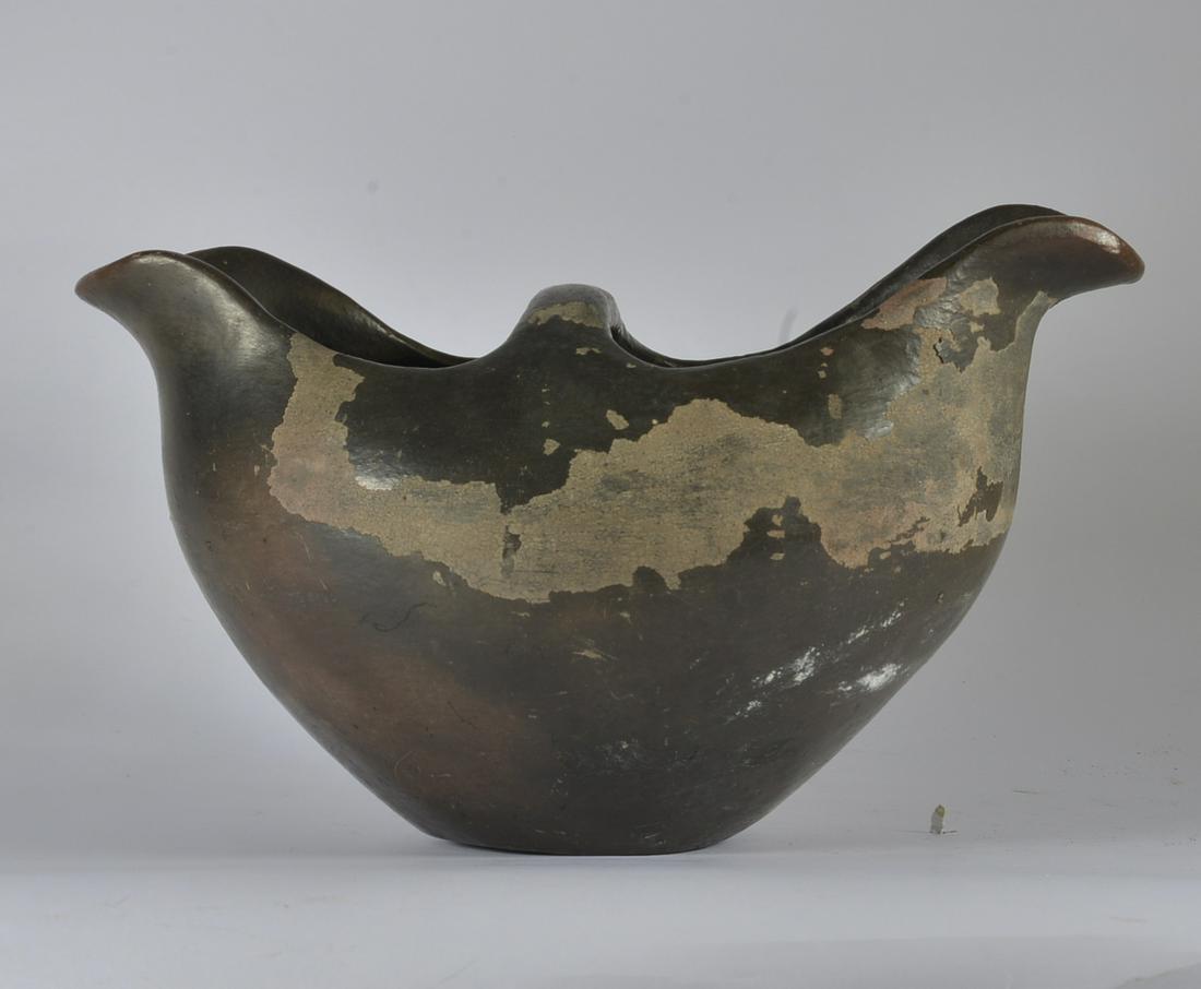 Indian Pottery Basket: See Photos 5"H