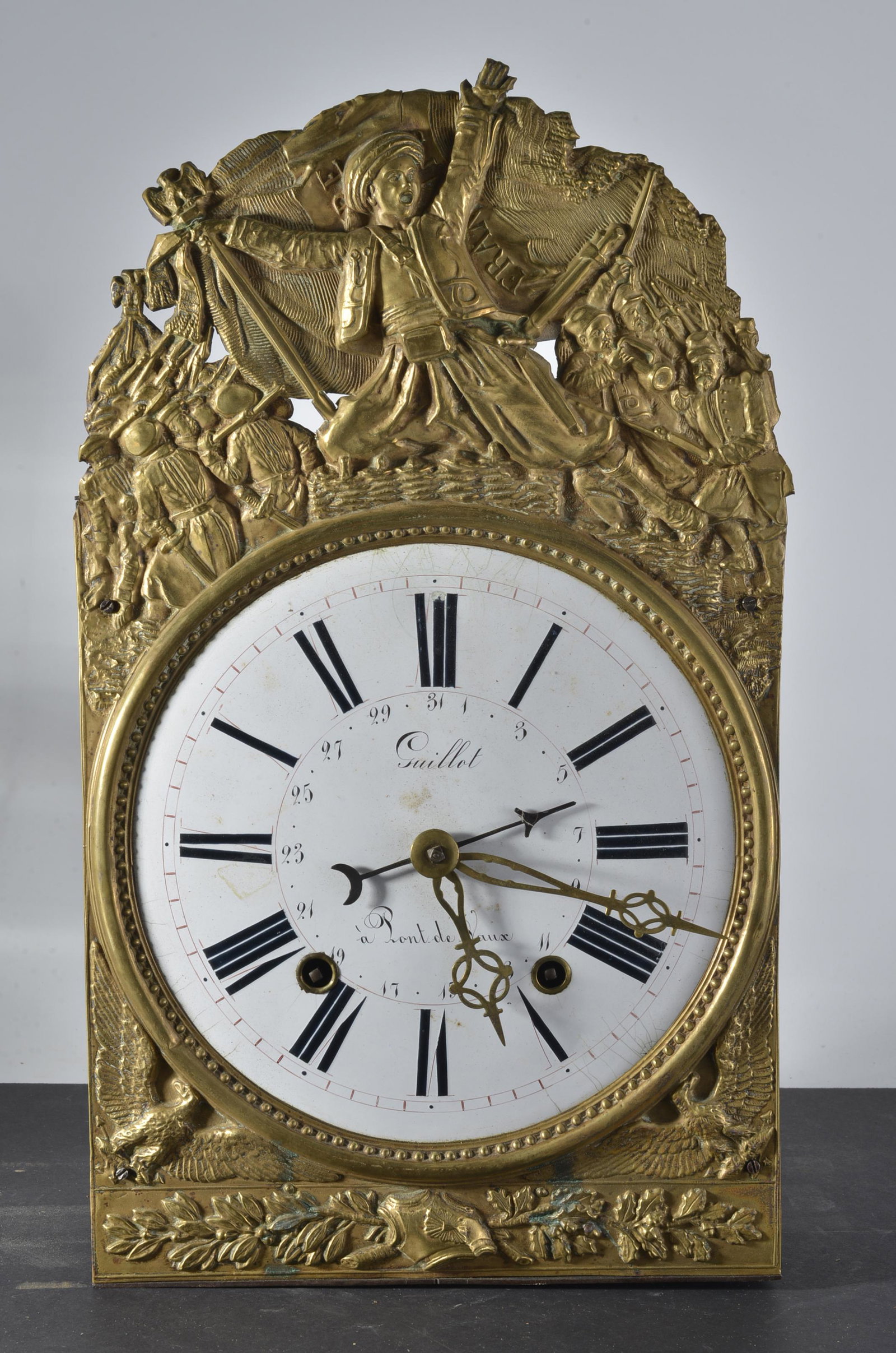 Guillot French Clock Brass Clock (1 of 3)