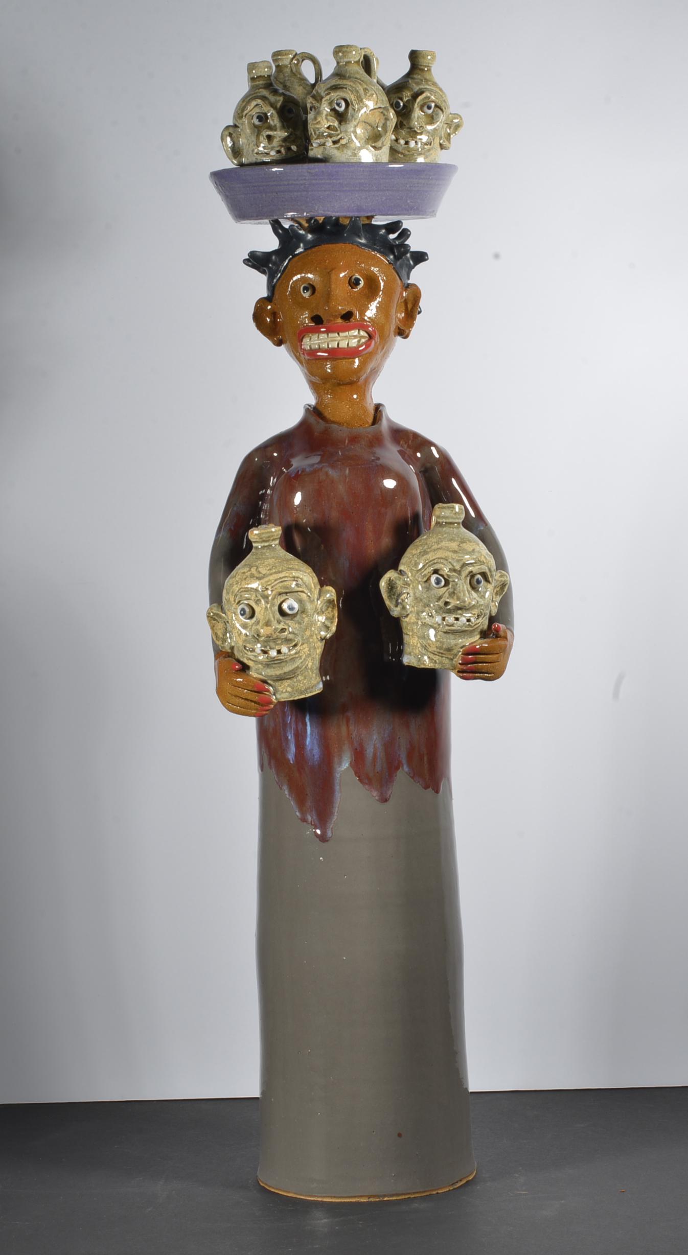 Marvin Bailey Jug Woman Statue (1 of 8)