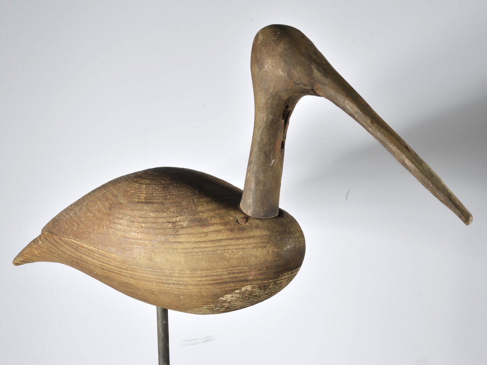 Antique Carved Shore Bird (1 of 6)