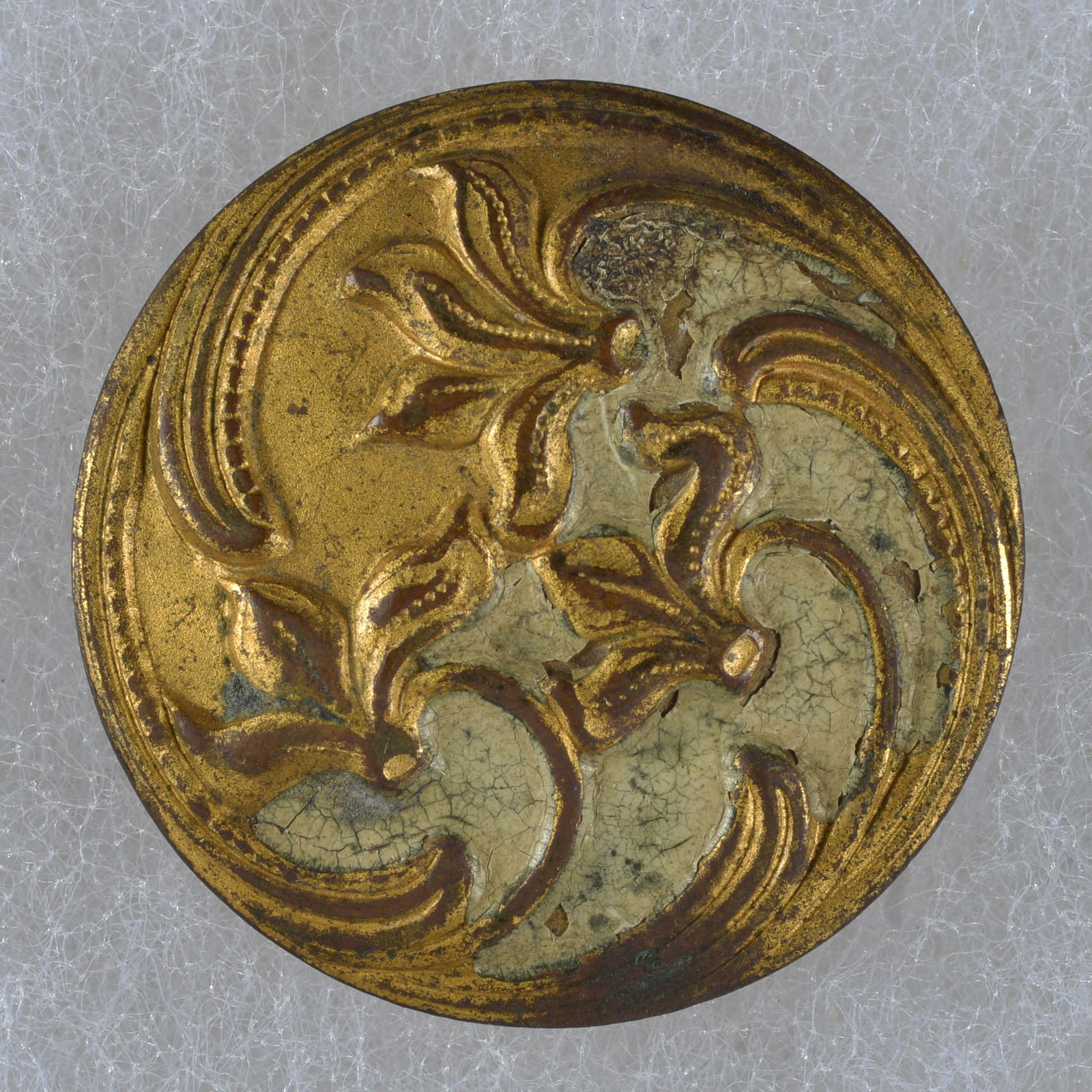 DIVISION 1 PAINTED METAL BUTTON (1 of 3)