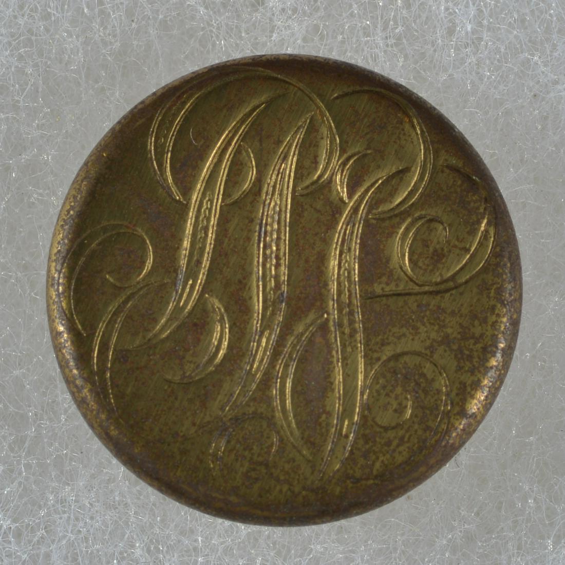 DIVISION 3 METAL MONOGRAM BUTTON (1 of 2)