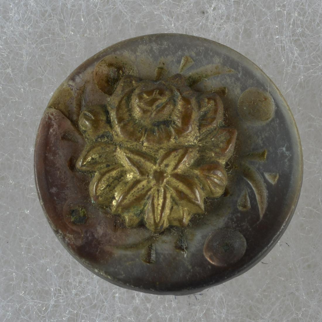 DIVISION 1 CARVED MOTHER OF PEARL BUTTON (1 of 2)