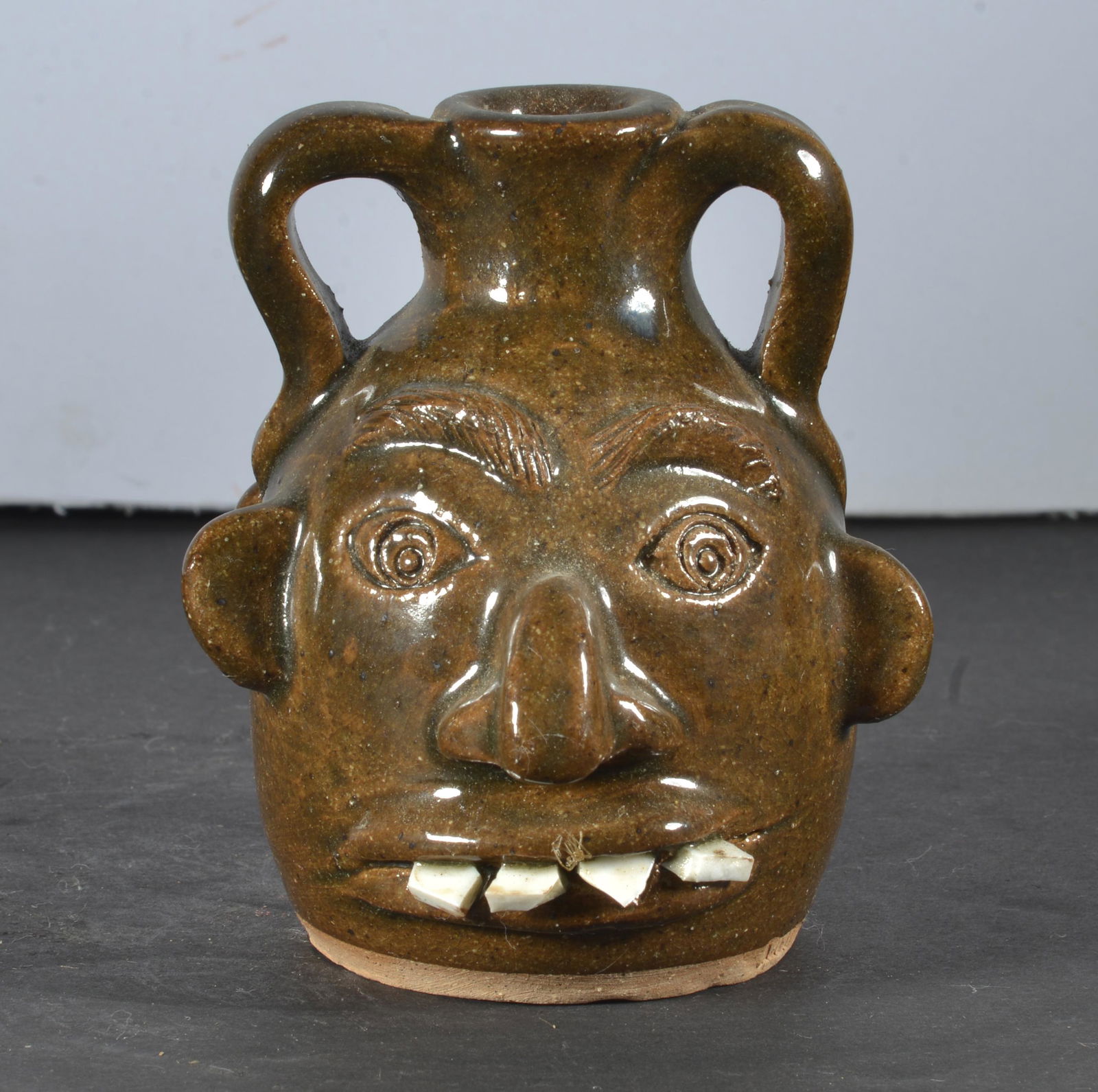 KATHY RICHARDS DOUBLE FACE JUG (1 of 5)