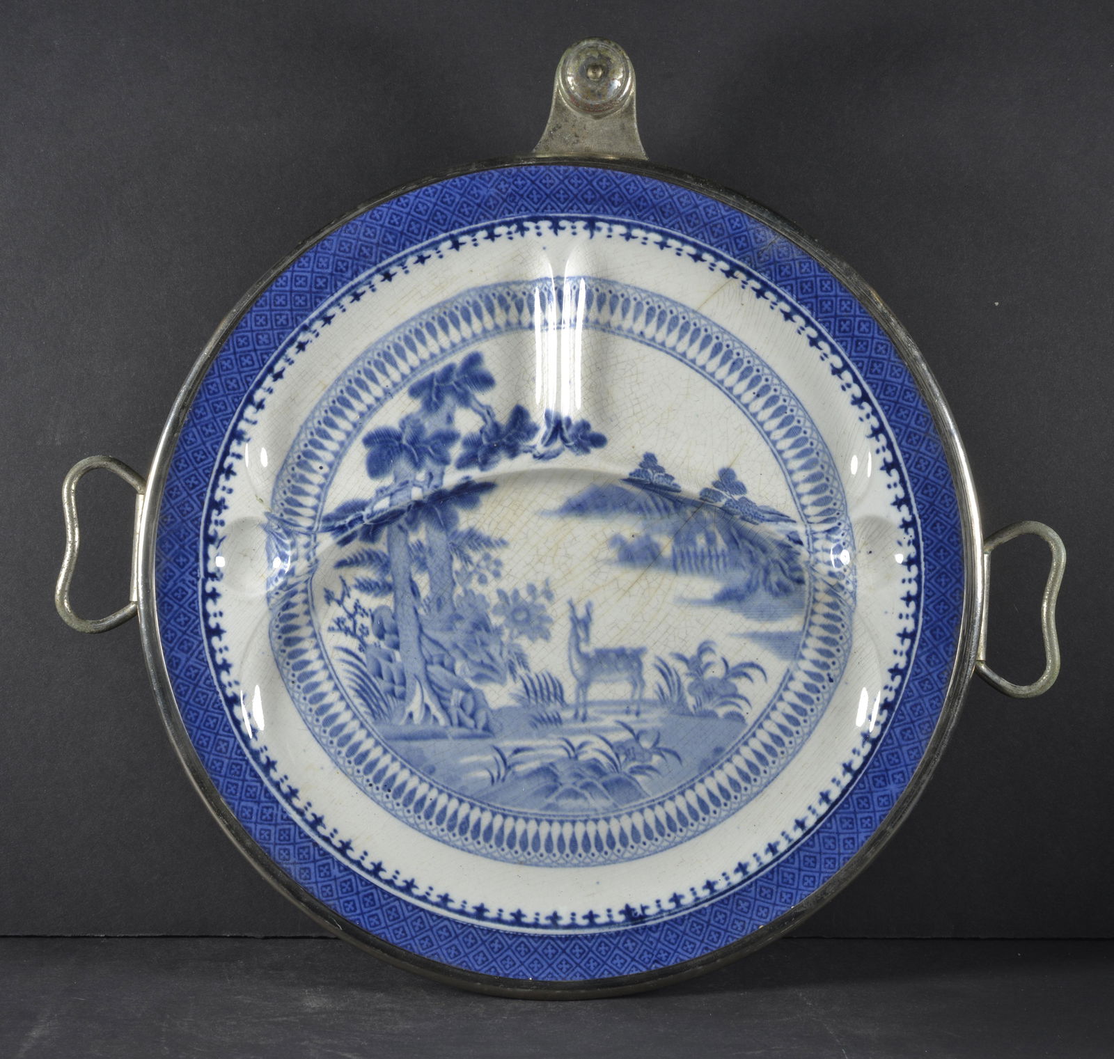 BOOTHS CHINA ENGLAND FOOD WARMER PLATE: BOOTHS CHINA ENGLAND FOOD WARMER PLATE 10" DIA