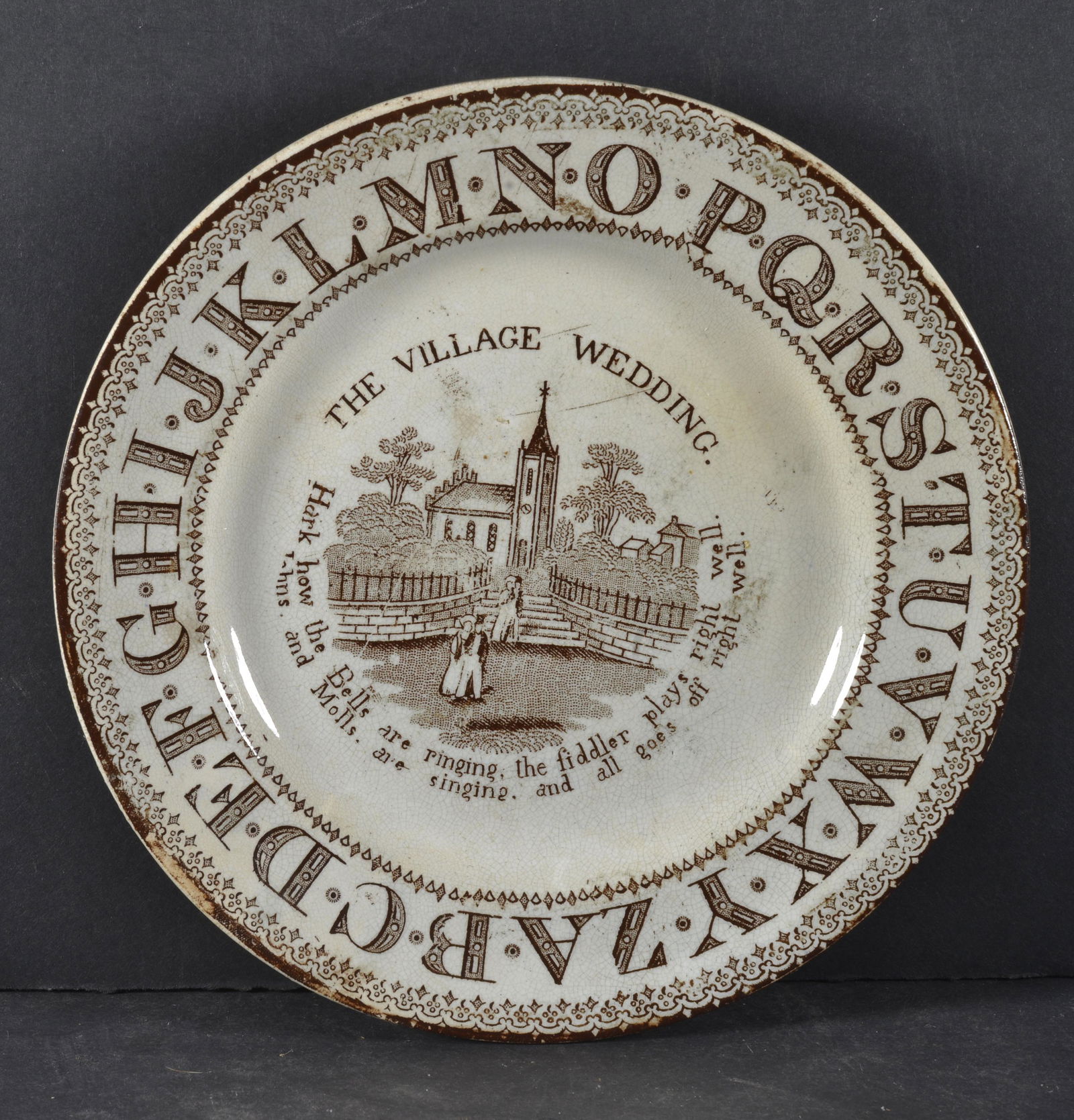 CHILD'S ABC PLATE (1 of 2)