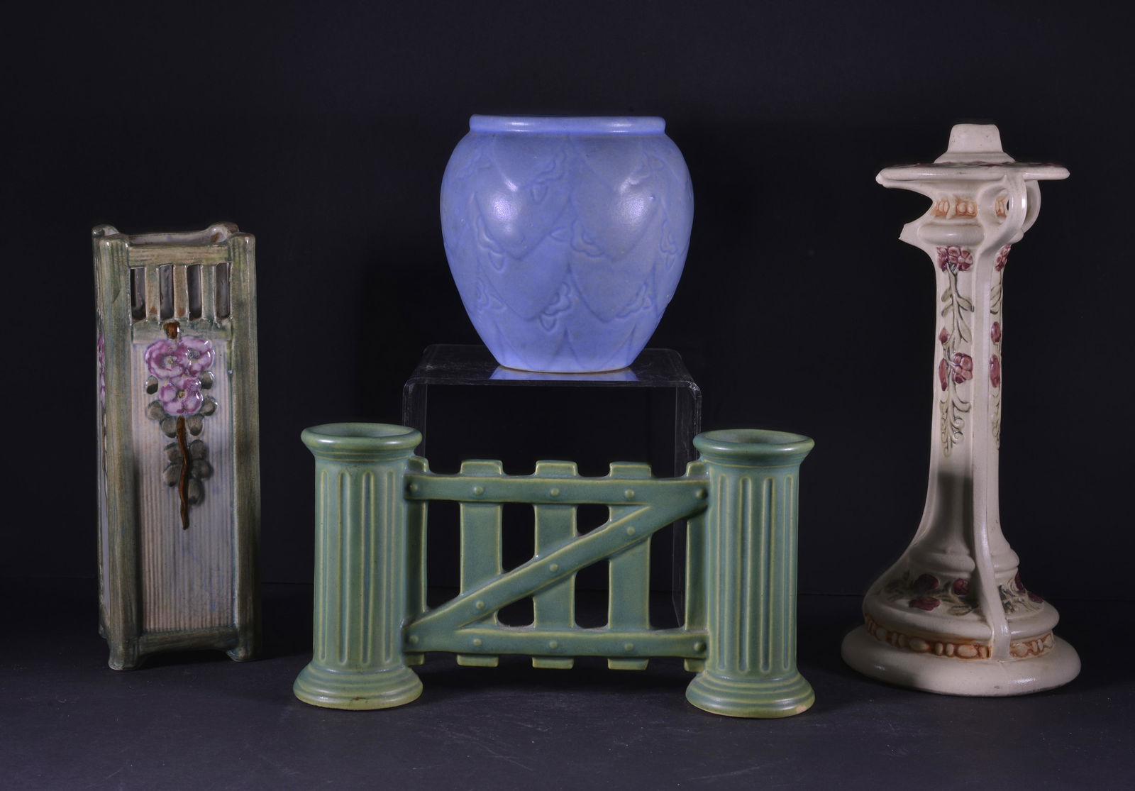 LOT OF 4 PCS. ART POTTERY (1 of 3)