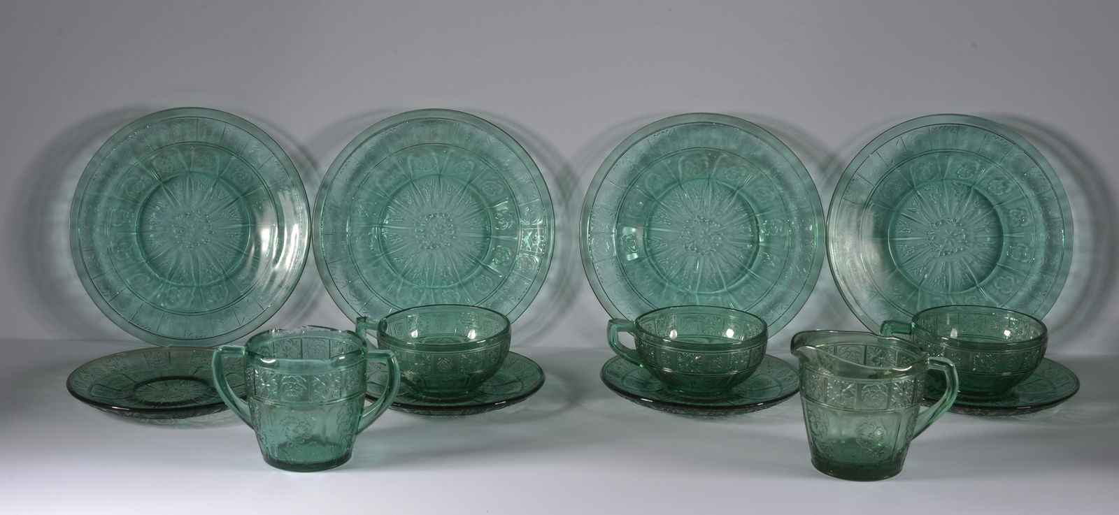 SET OF DORIC AND PANSY CHILD'S TEA SET (1 of 2)