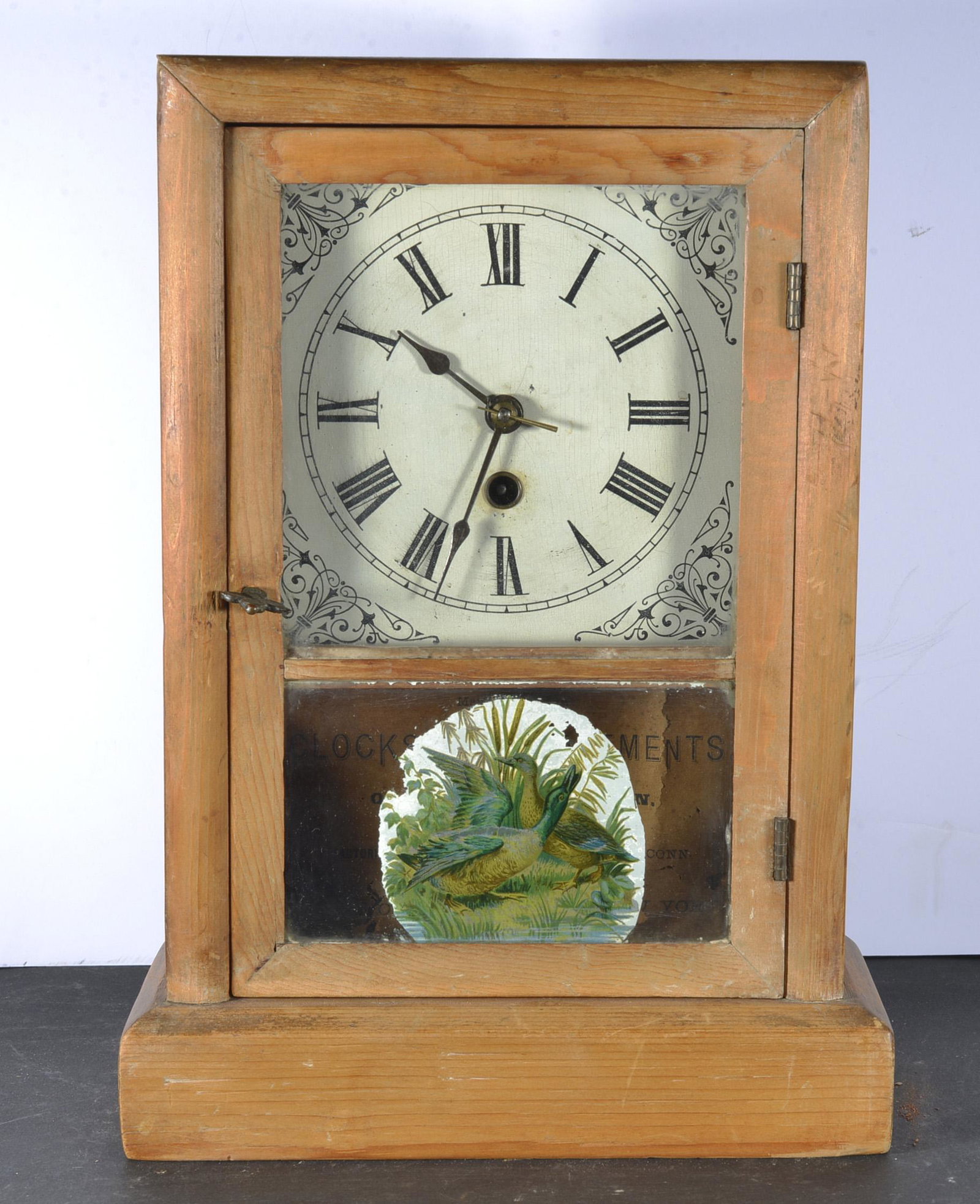 ANSONIA CLOCK WITH PENDULUM (1 of 2)