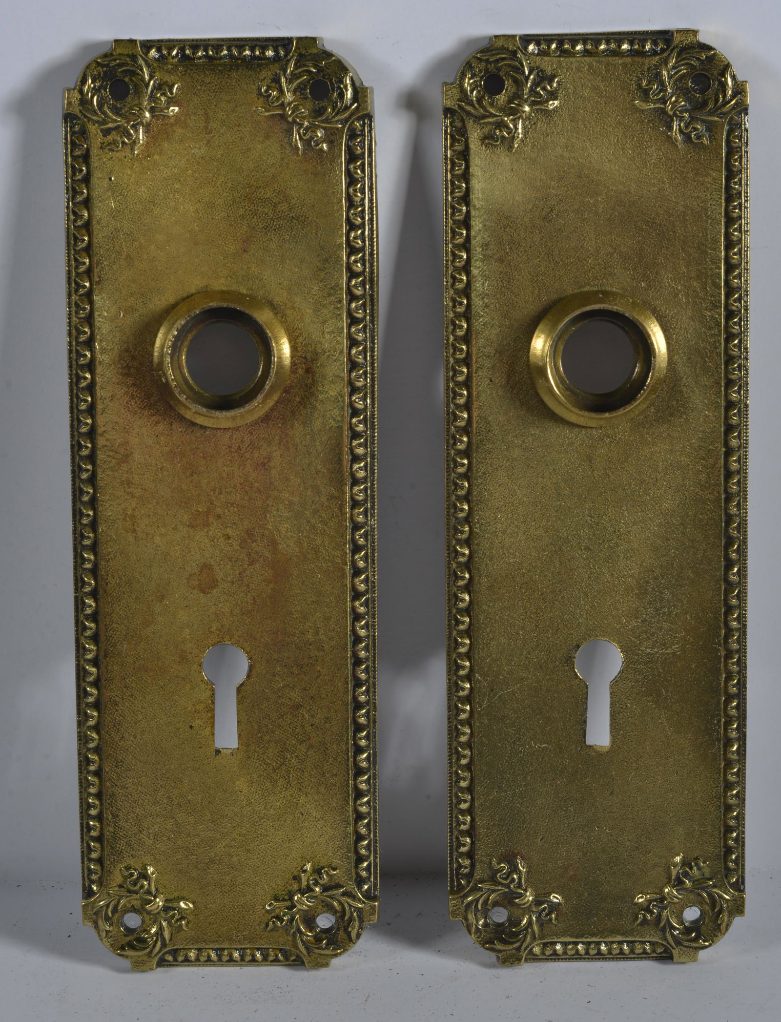 Antique Door Knob Back Plate Set (1 of 2)