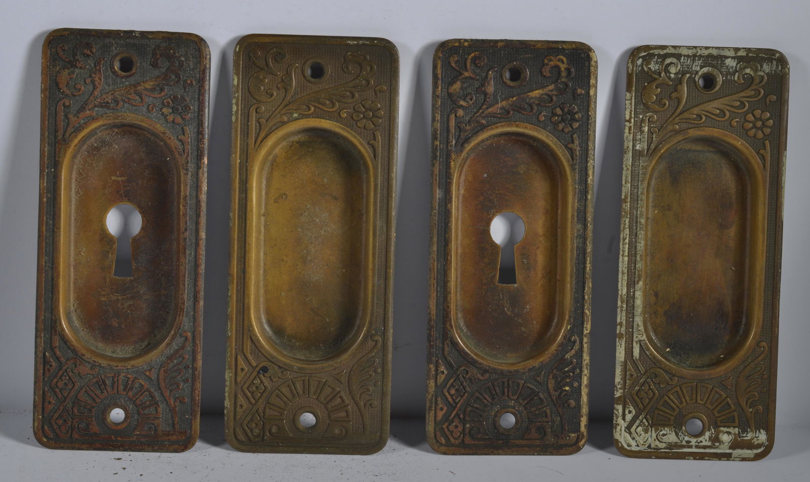Antique Door Knob Back Plate Set (1 of 2)