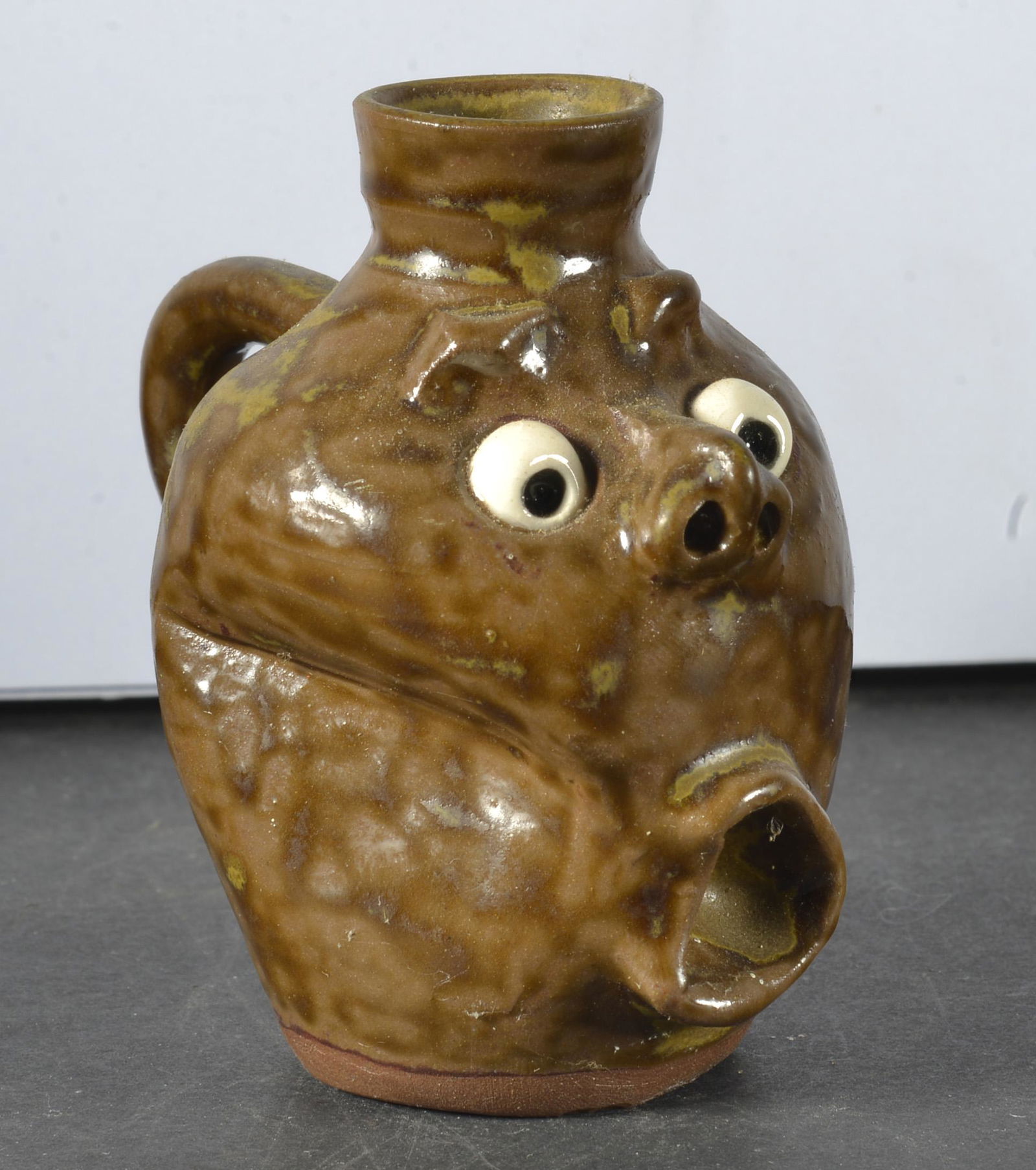 Miniature Face Jug Signed (1 of 4)