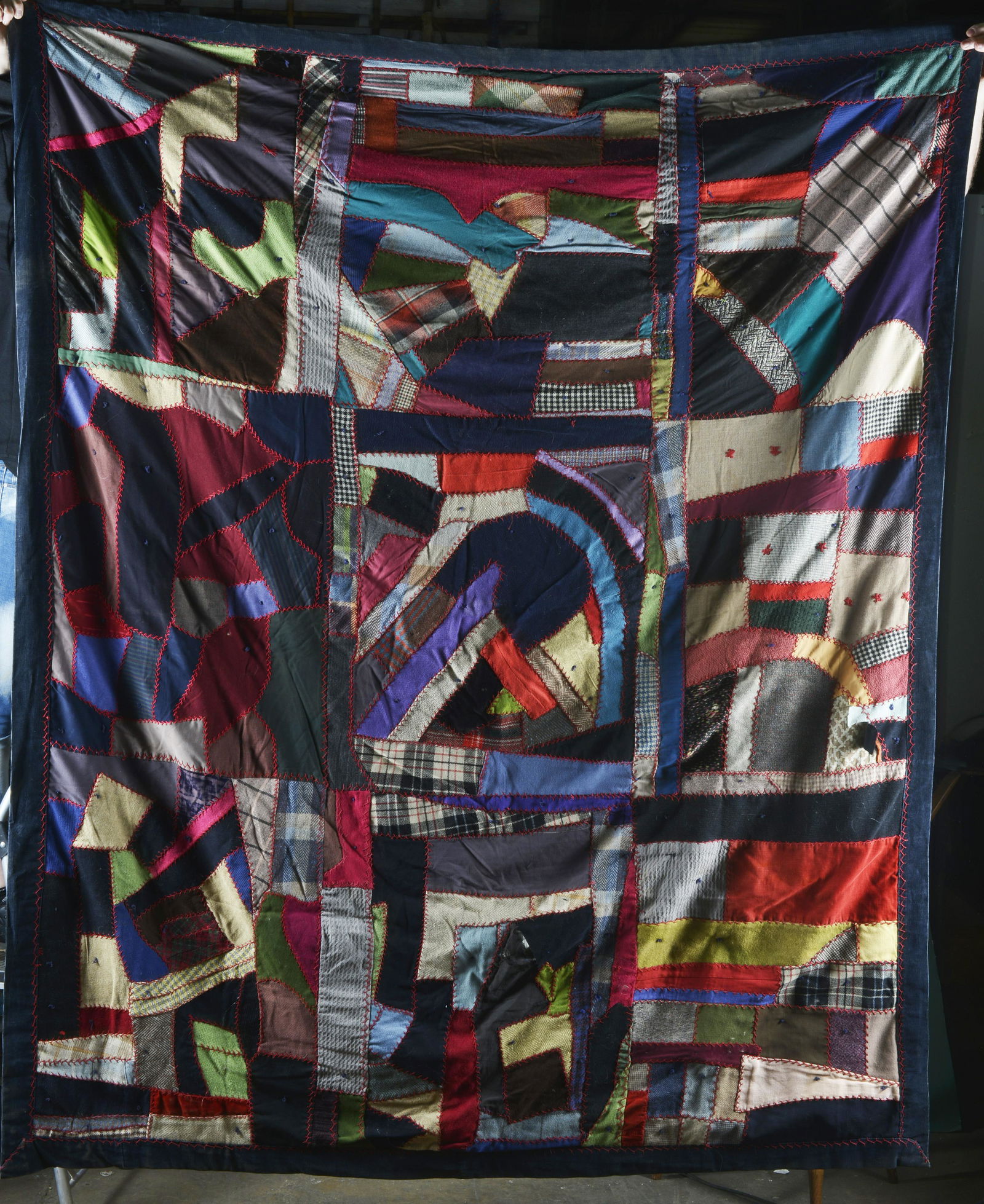 AFRICAN AMERICANA CRAZY QUILT (1 of 7)