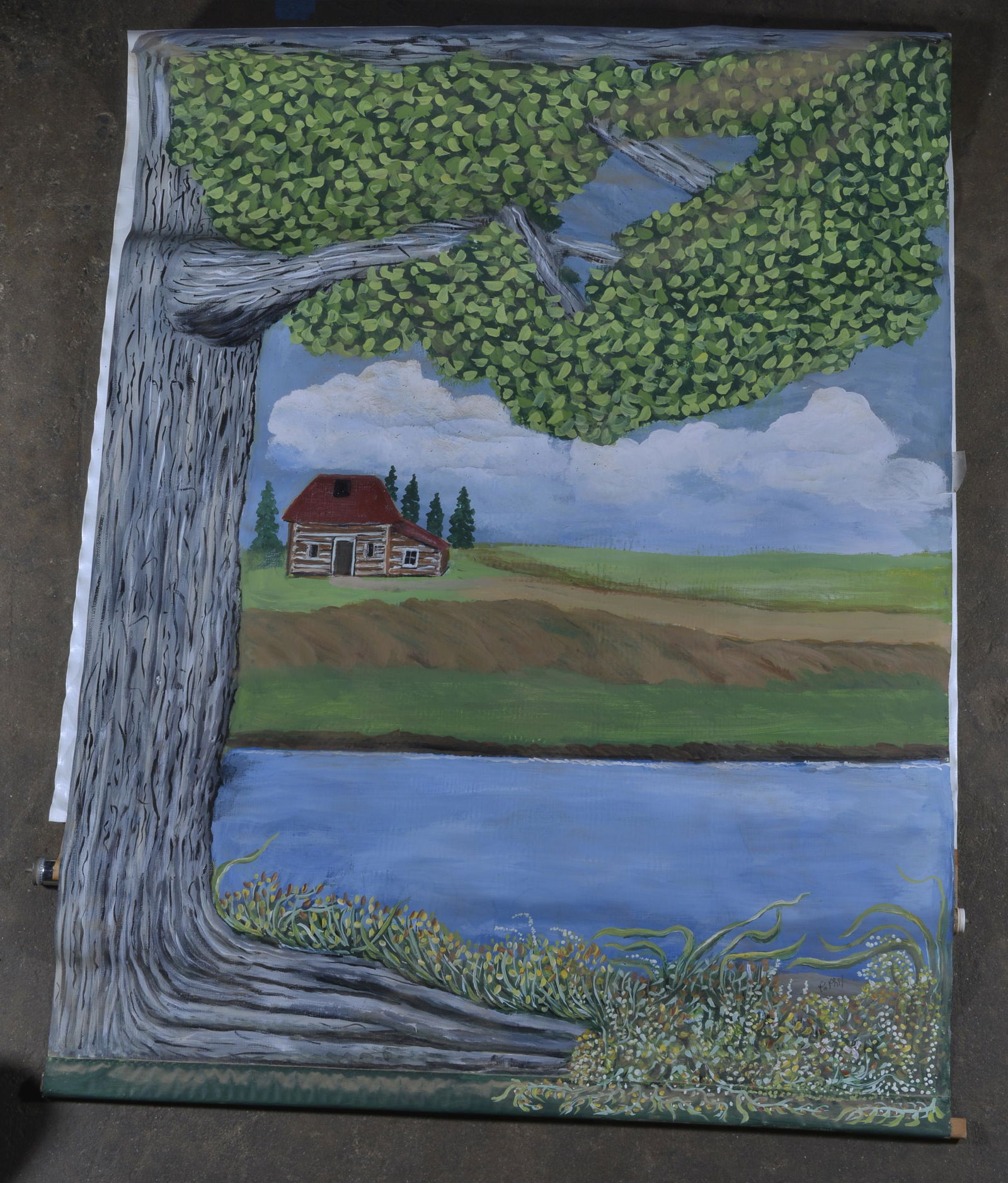 PHYLLIS LONG "POPHIL" FOLK ART (1 of 1)