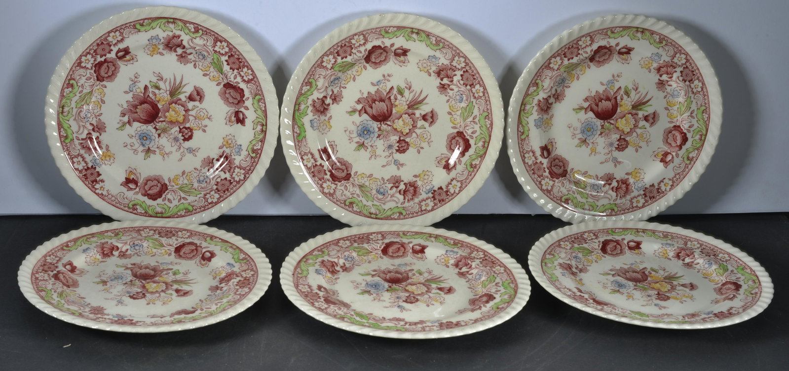 SET OF (6) JOHNSON BROTHERS ENGLAND WINCHESTER BREAD PLATES: SET OF (6) JOHNSON BROTHERS ENGLAND WINCHESTER BREAD PLATES 6" DIA
