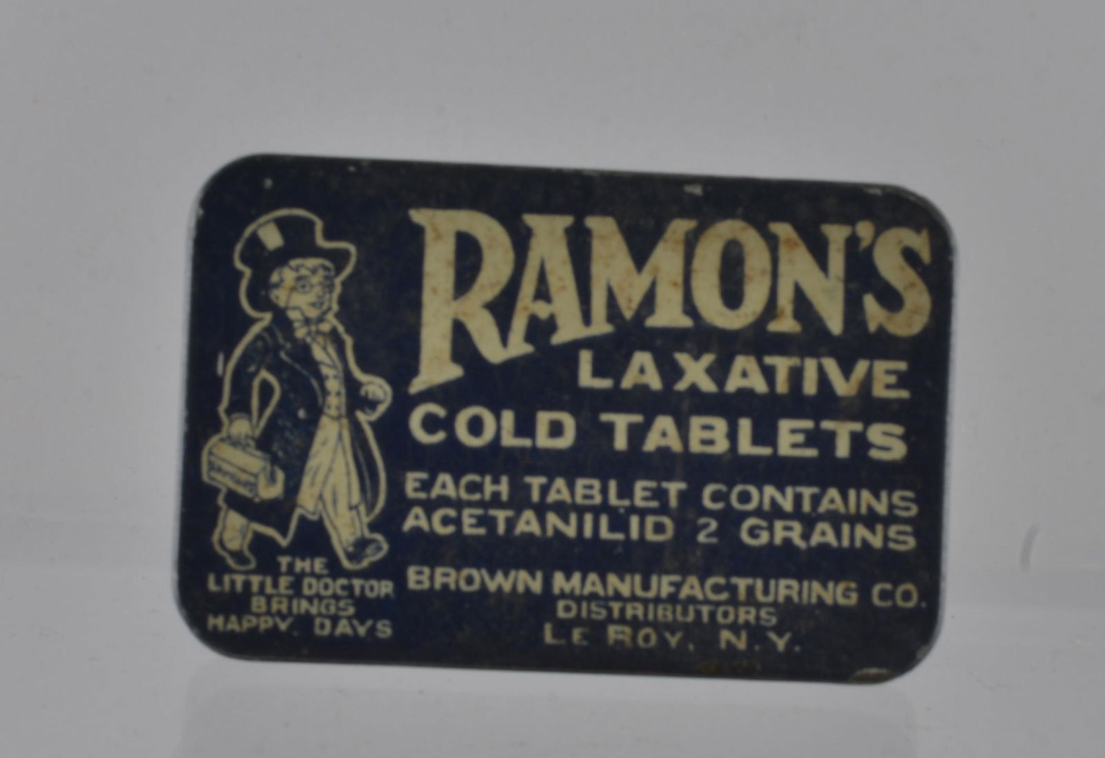 TIN LITHO RAMON'S LAXATIVE COLD TABLETS (1 of 3)