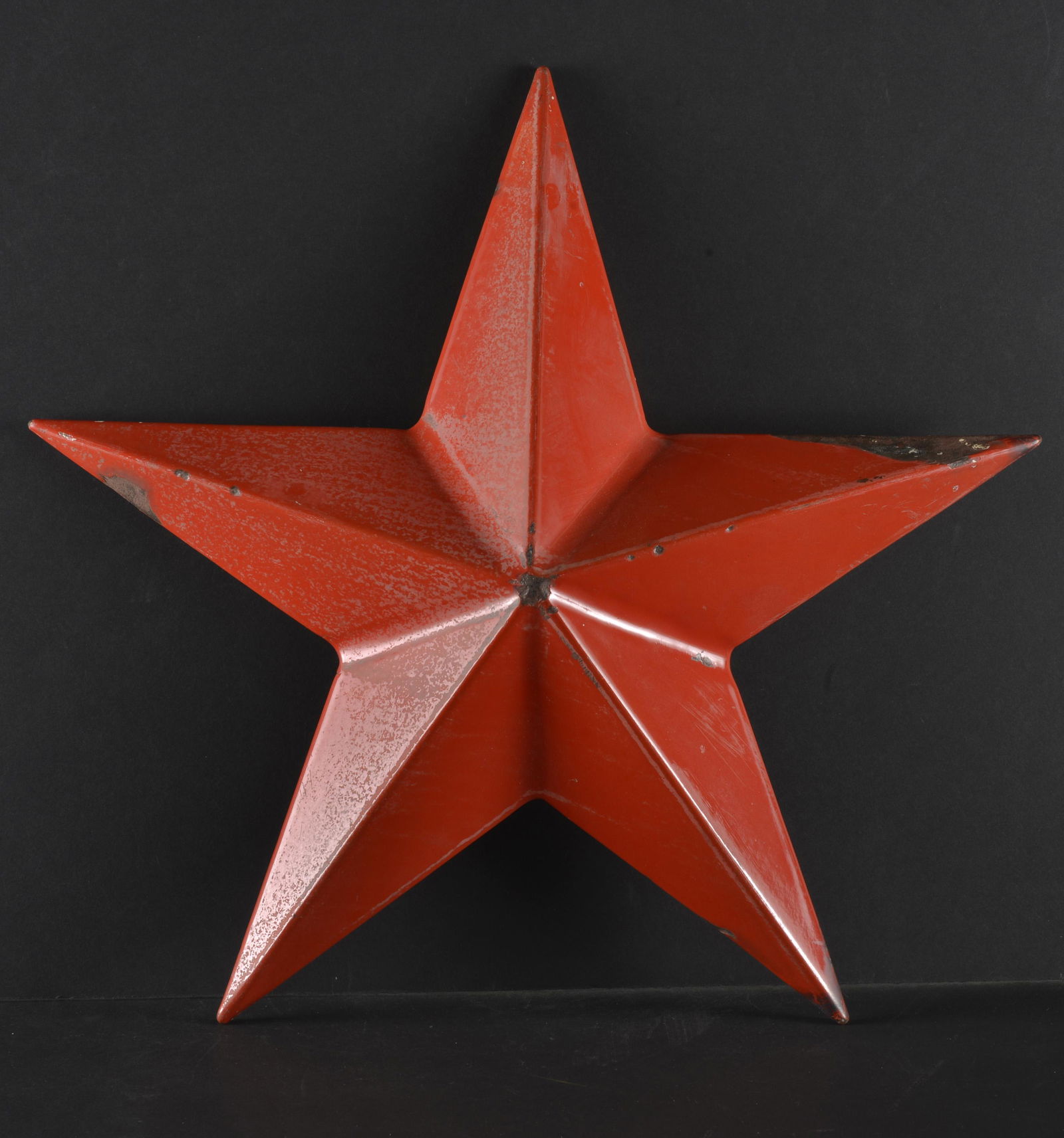 VINTAGE RED PORCELAIN 3-D TEXACO STAR SIGN (1 of 2)