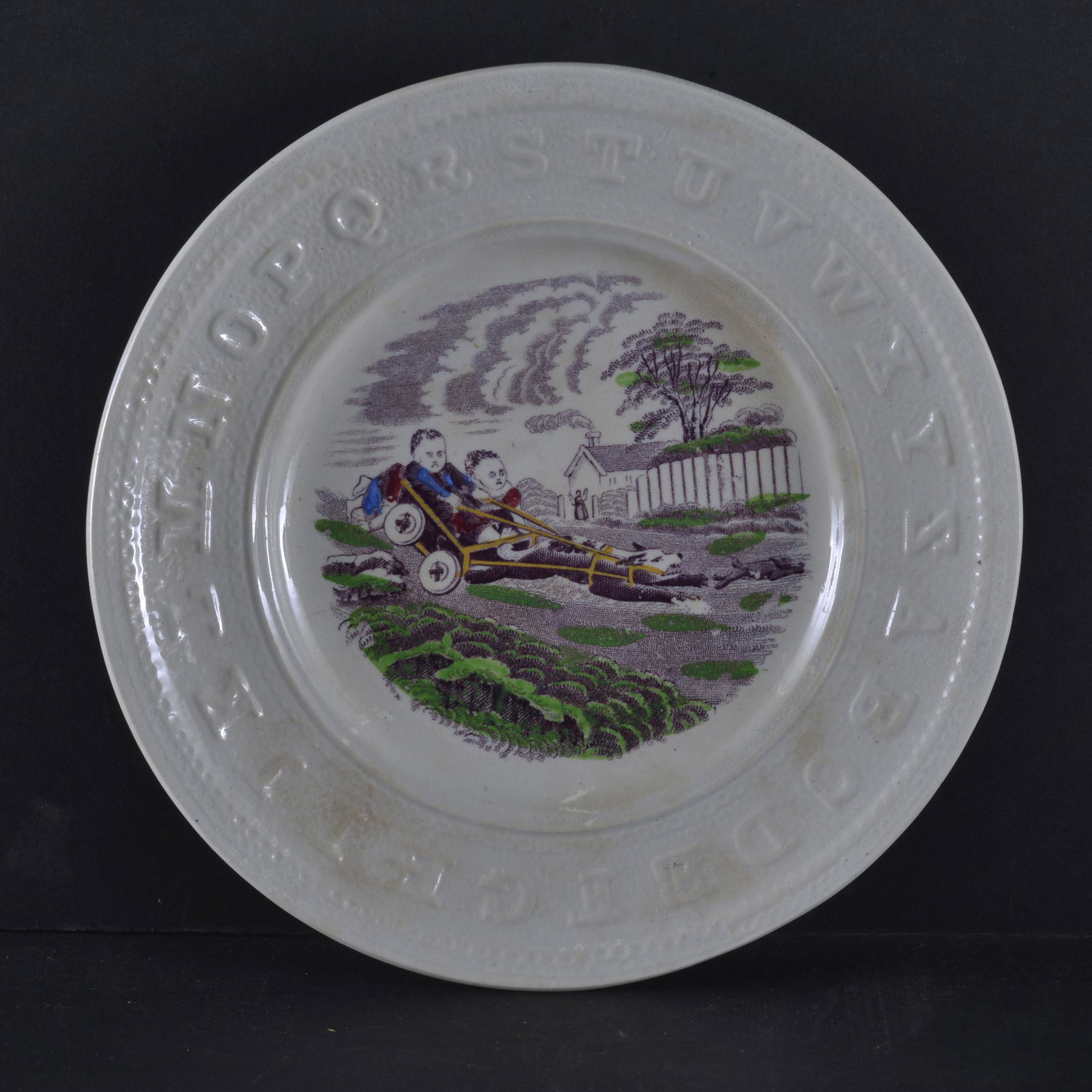 VINTAGE  ABC BABY PLATE (1 of 2)