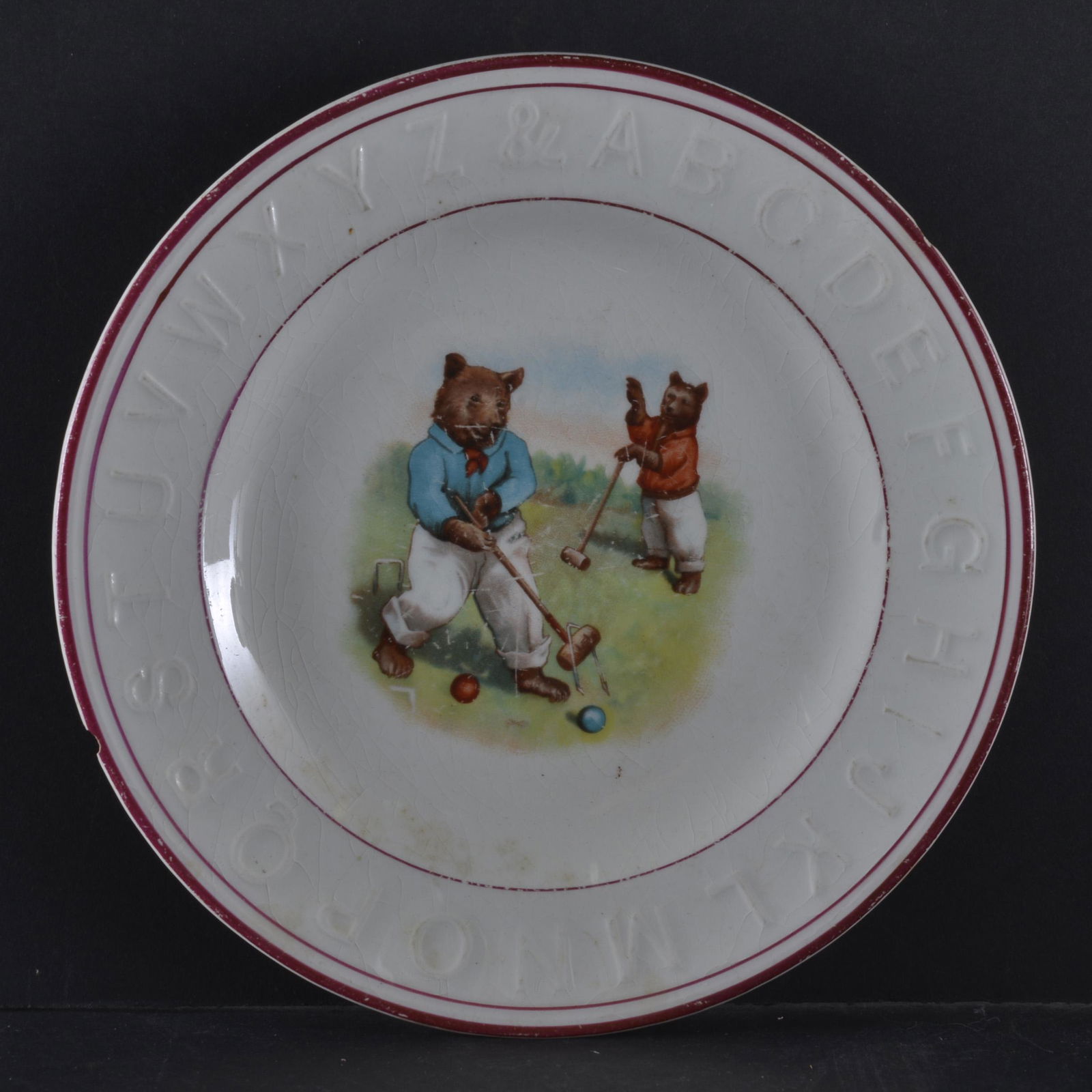 VINTAGE CHILD'S ABC PLATE (1 of 2)