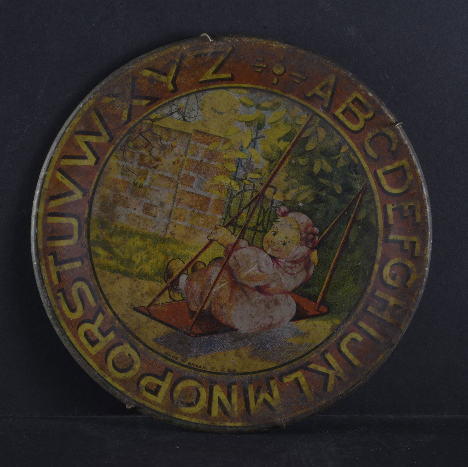 VINTAGE ABC OHIO ART CHILD'S ABC PLATE (1 of 2)