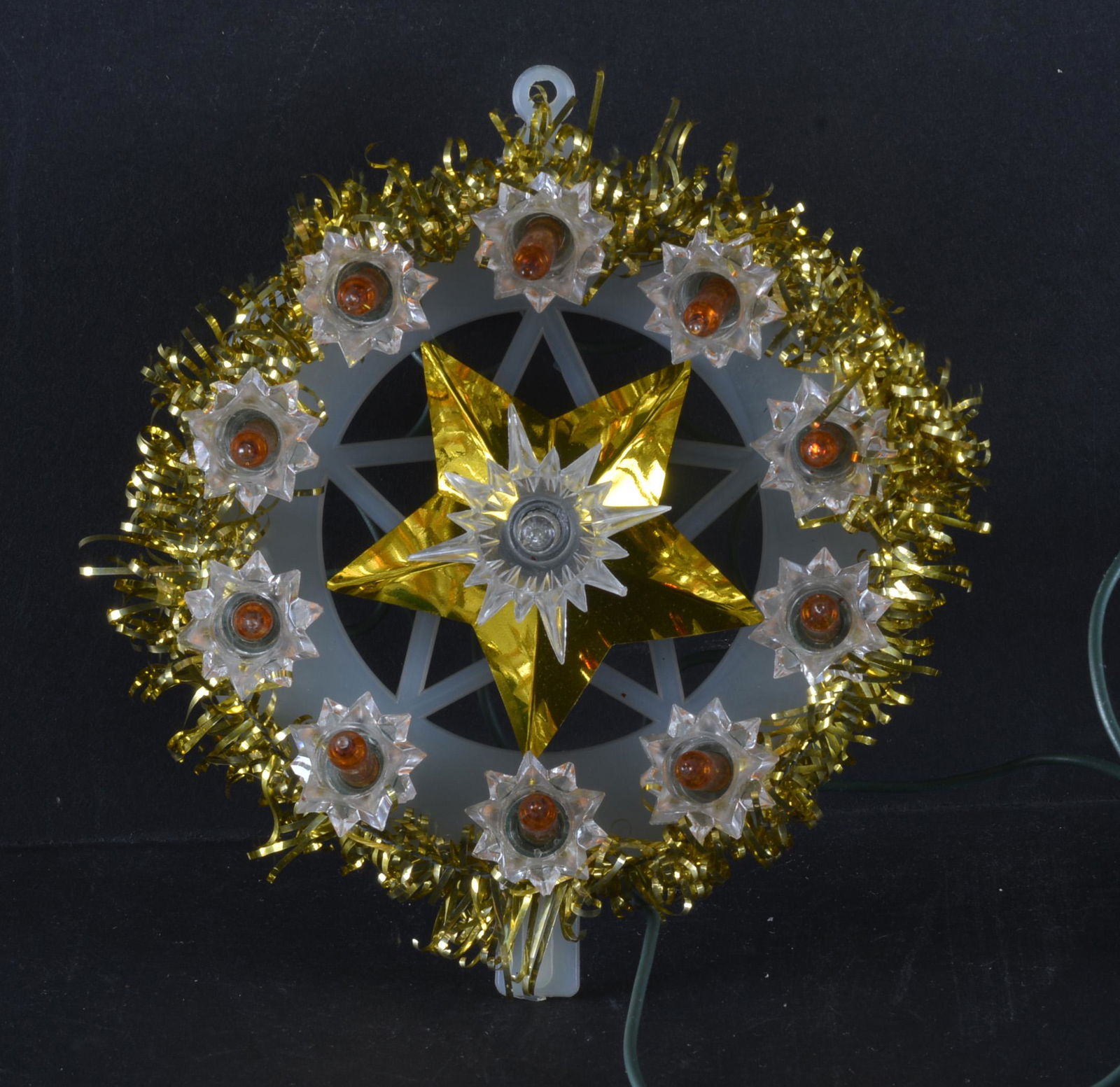 VINTAGE LIGHT UP CHRISTMAS TREE TOPPER (1 of 2)