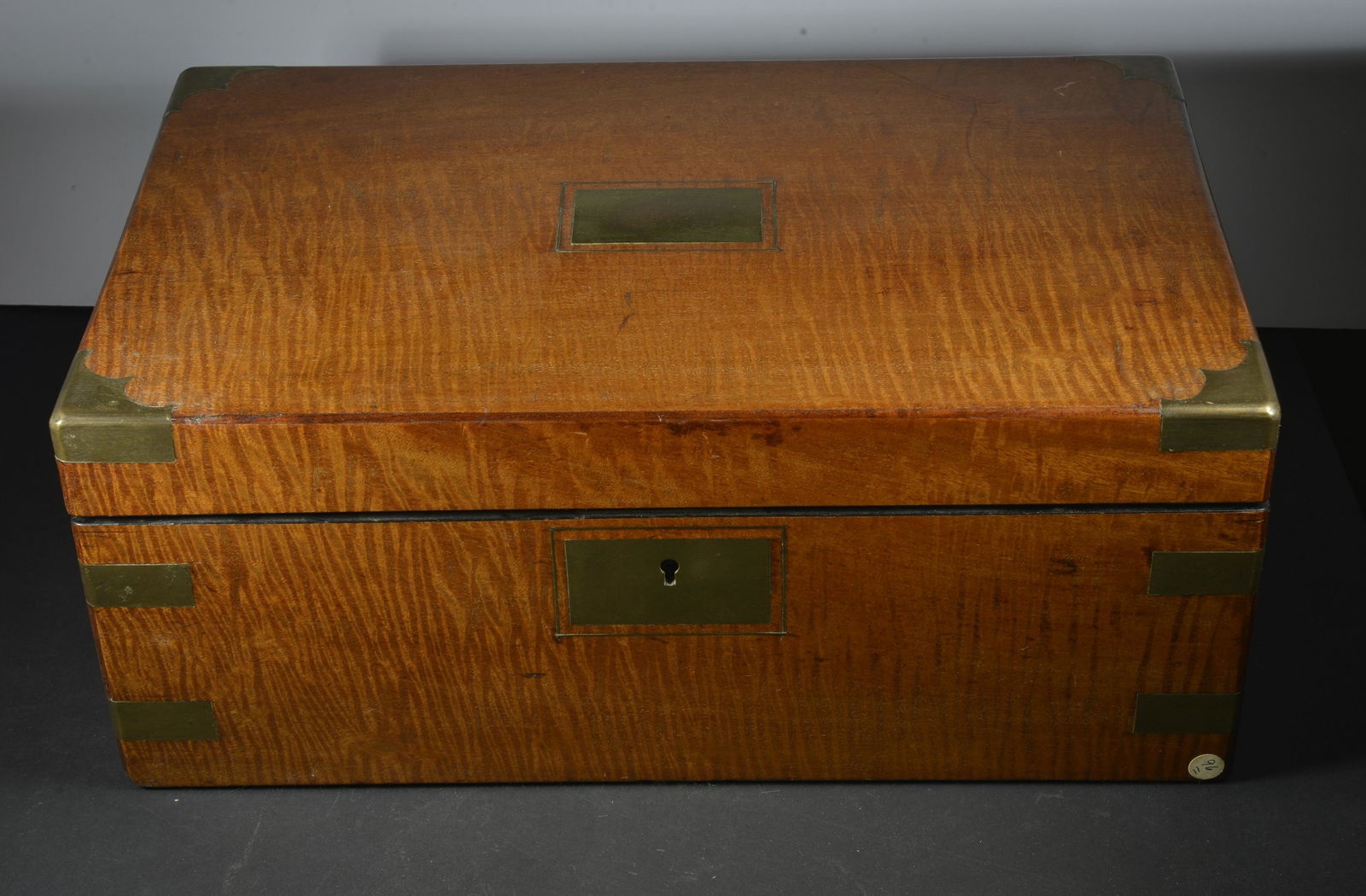 EARLY WOODEN LAP TOP DESK (PERRY & CO. LONDON) (1 of 4)