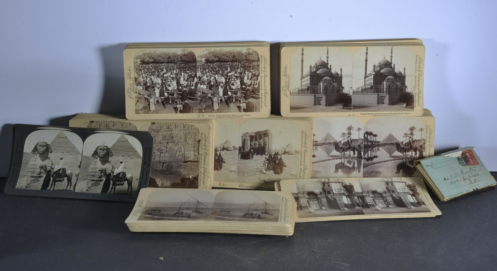COLLECTION OF STEREOSCOPE VIEWER CARDS PRESENTED BY GEORGE L. PUTNAM IN ORIGINAL BOX (1 of 2)