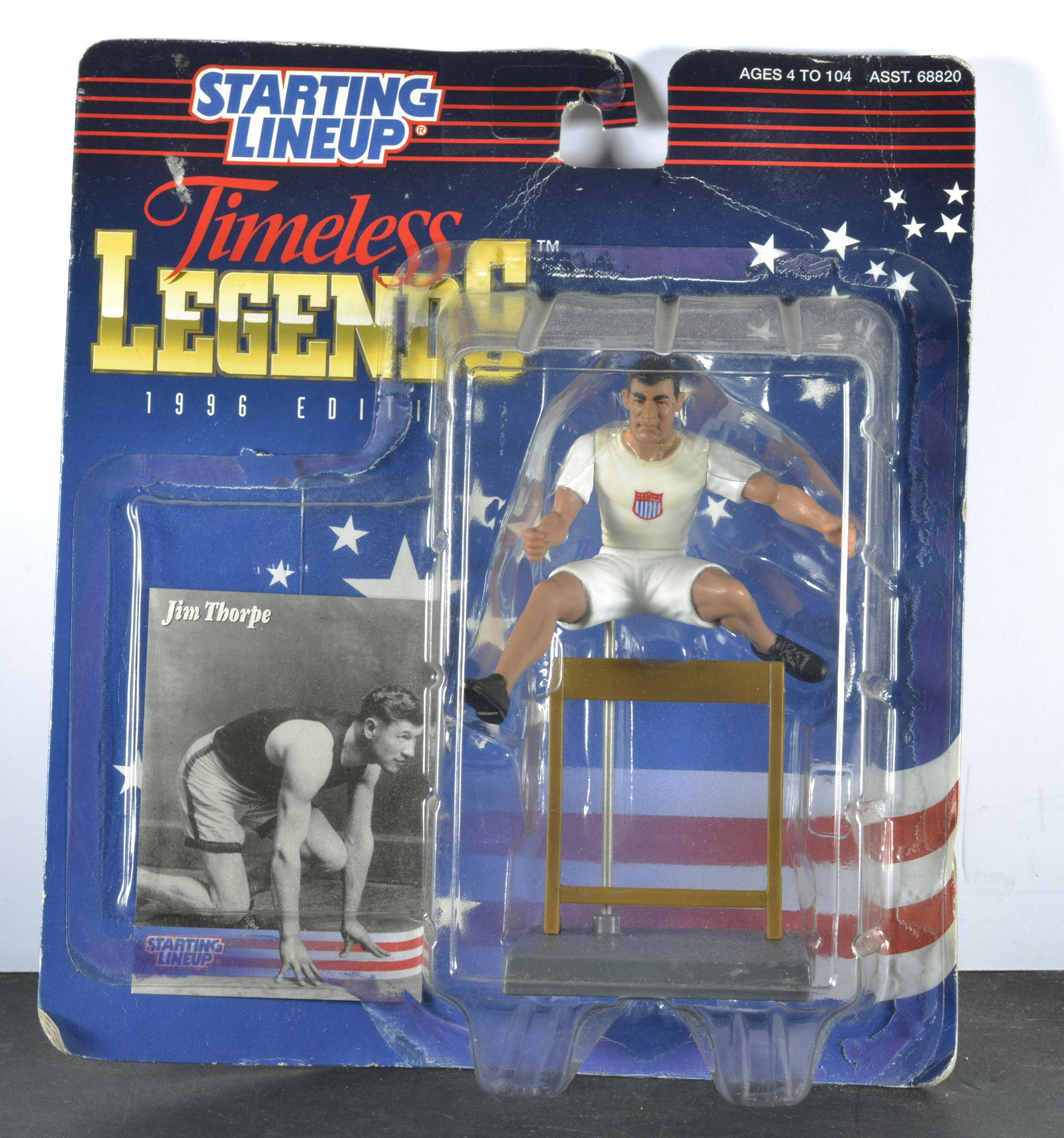 TIMELESS LEGIONS JIM THORPE FIGURE & SPORTS CARD: 1996 EDITION