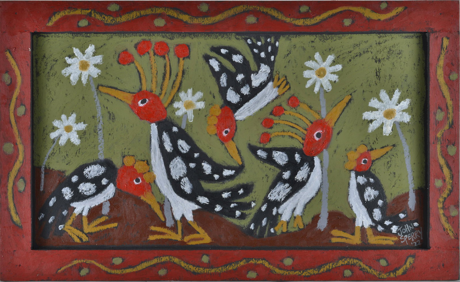 John Sperry Folk Art Painting (1 of 5)