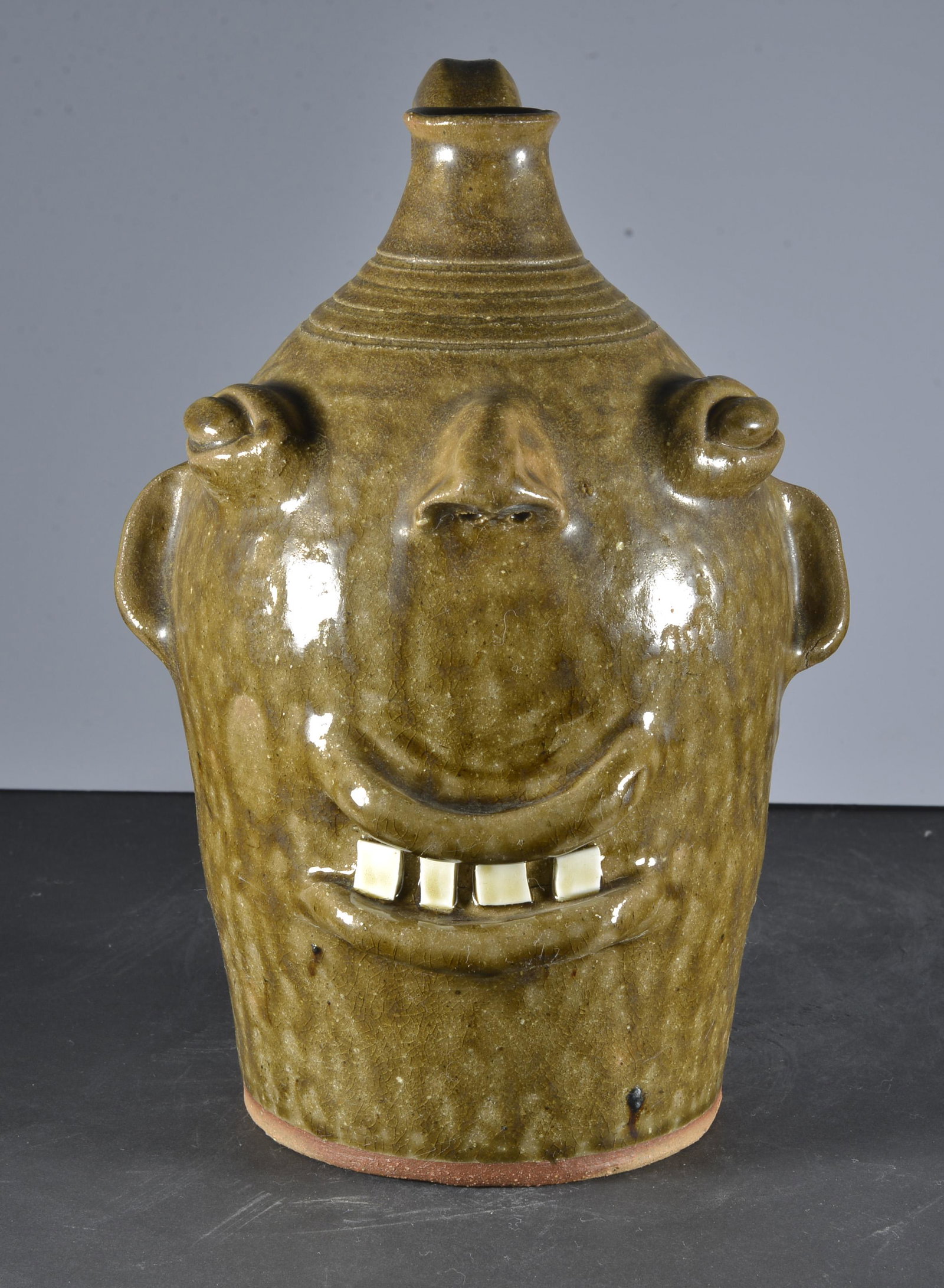 DALE COSTNER POTTERY FACE JUG (1 of 5)
