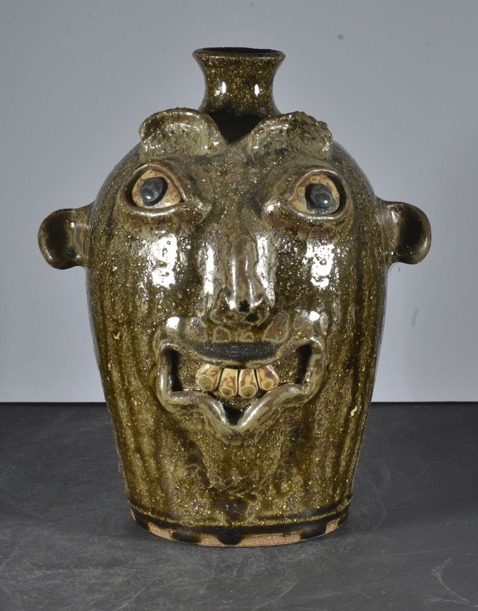 KALE POTTERY FACE JUG (1 of 5)