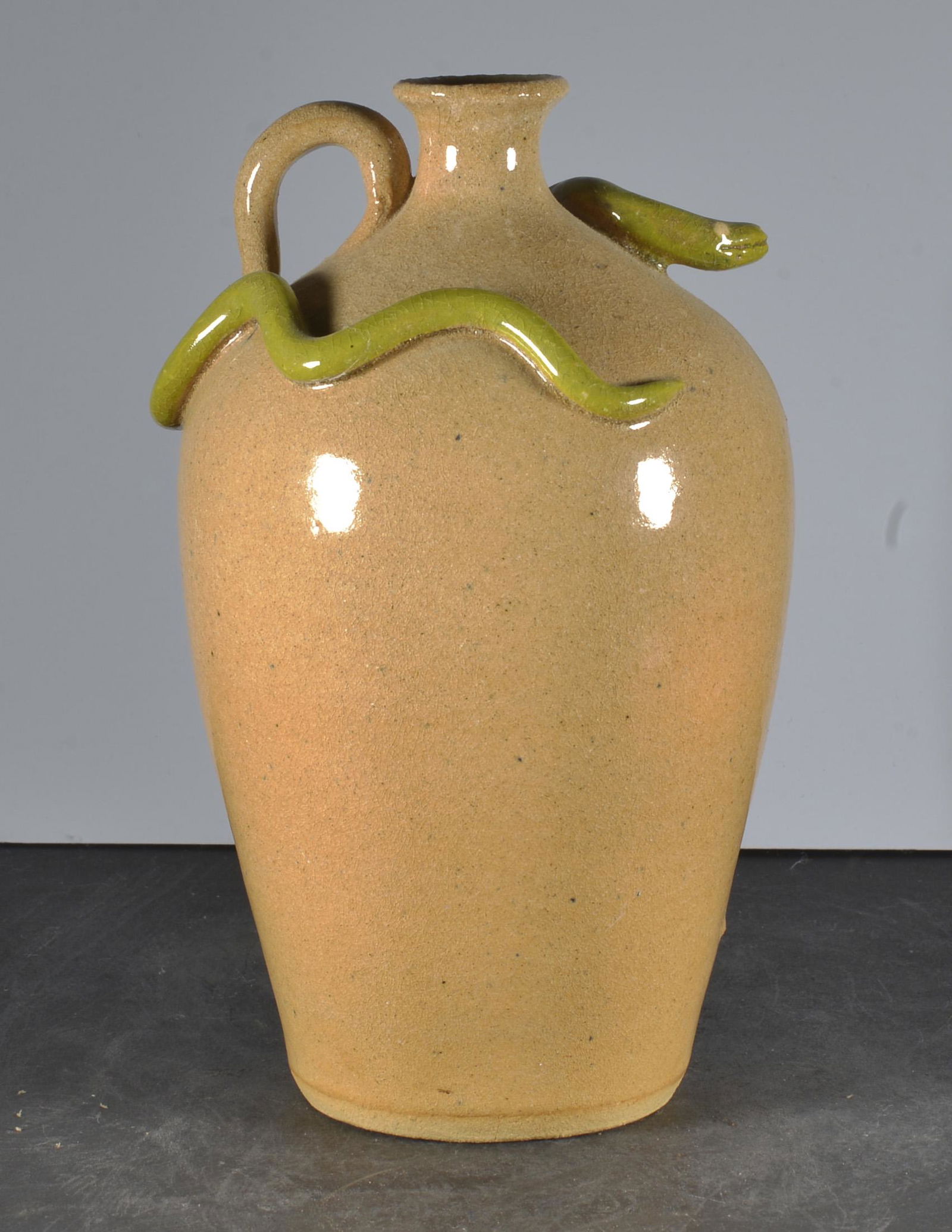 DON CRAIG POTTERY SNAKE JUG (1 of 4)