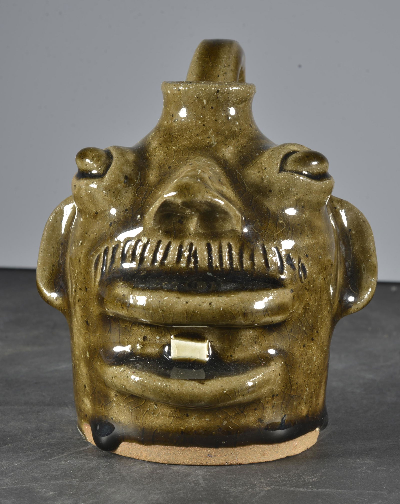 DALE COSTNER POTTERY  MINIATURE FACE JUG (1 of 5)