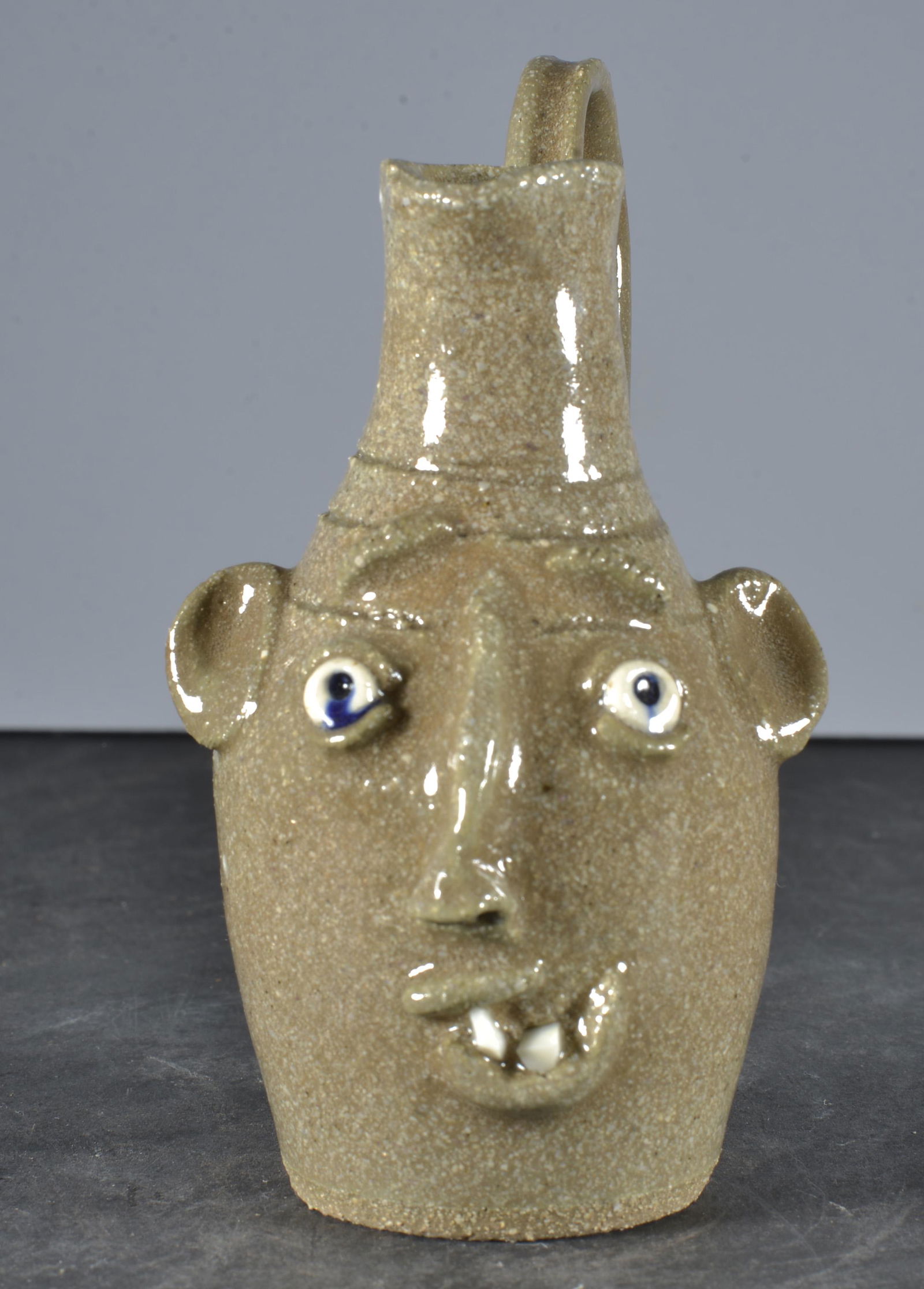 OLIVIA MORGLEA MINIATURE POTTERY PITCHER (1 of 4)