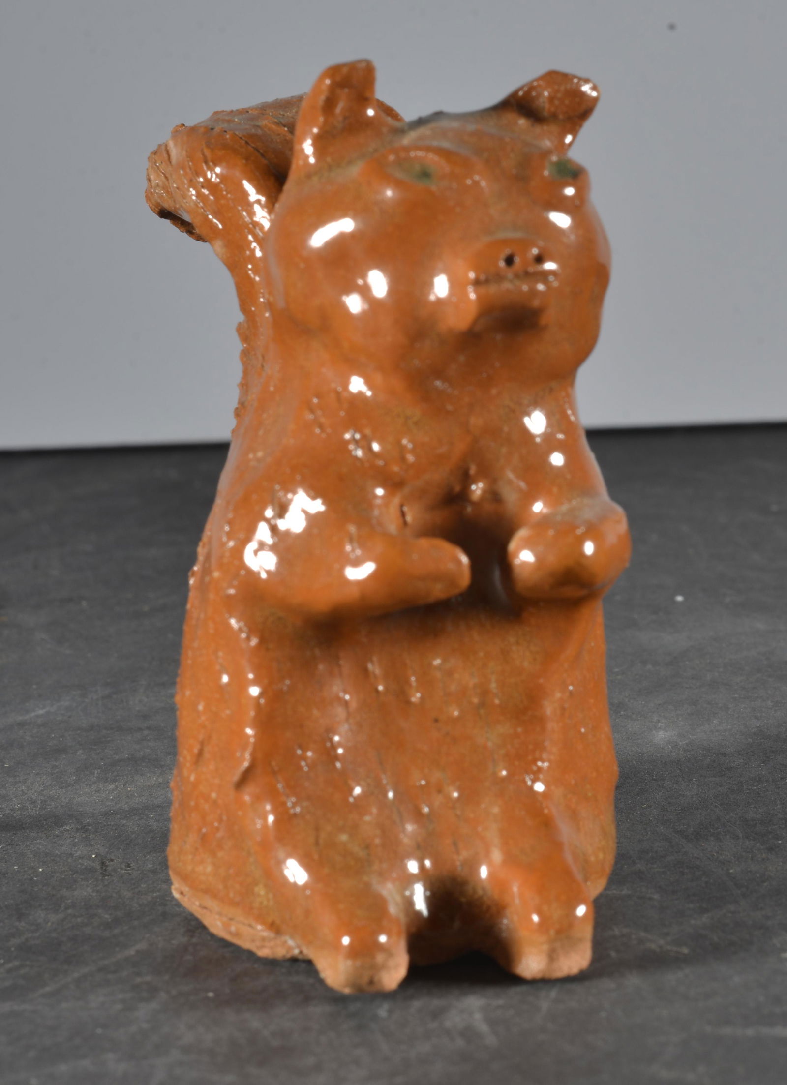 KATHY RICHARDS POTTERY MINIATURE FIGURAL SQUIRREL (1 of 5)