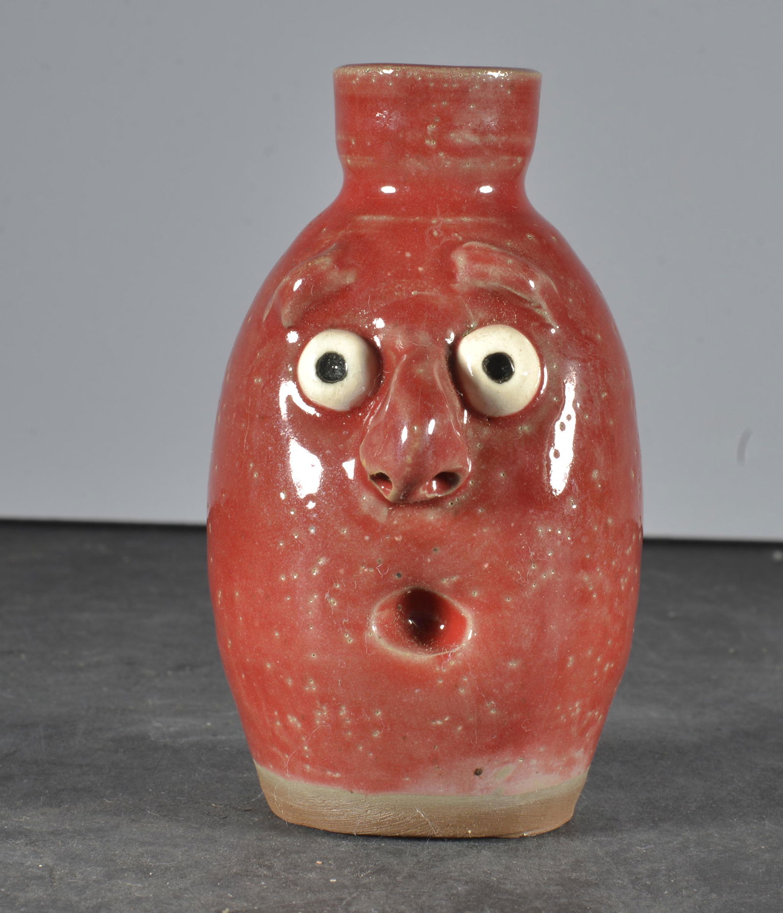 VAN HINE POTTERY MINIATURE POTTERY VASE JUG (1 of 5)
