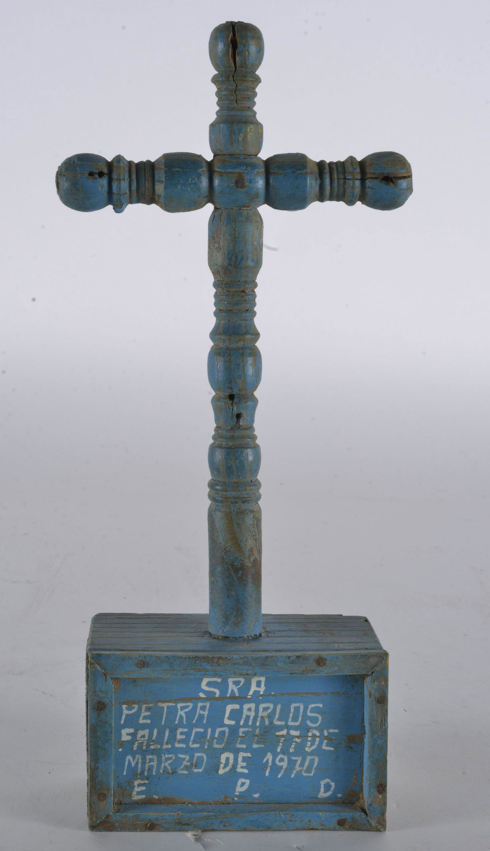 Mexican FOLK ART WOOD ASSEMBLAGE CROSS (1 of 4)