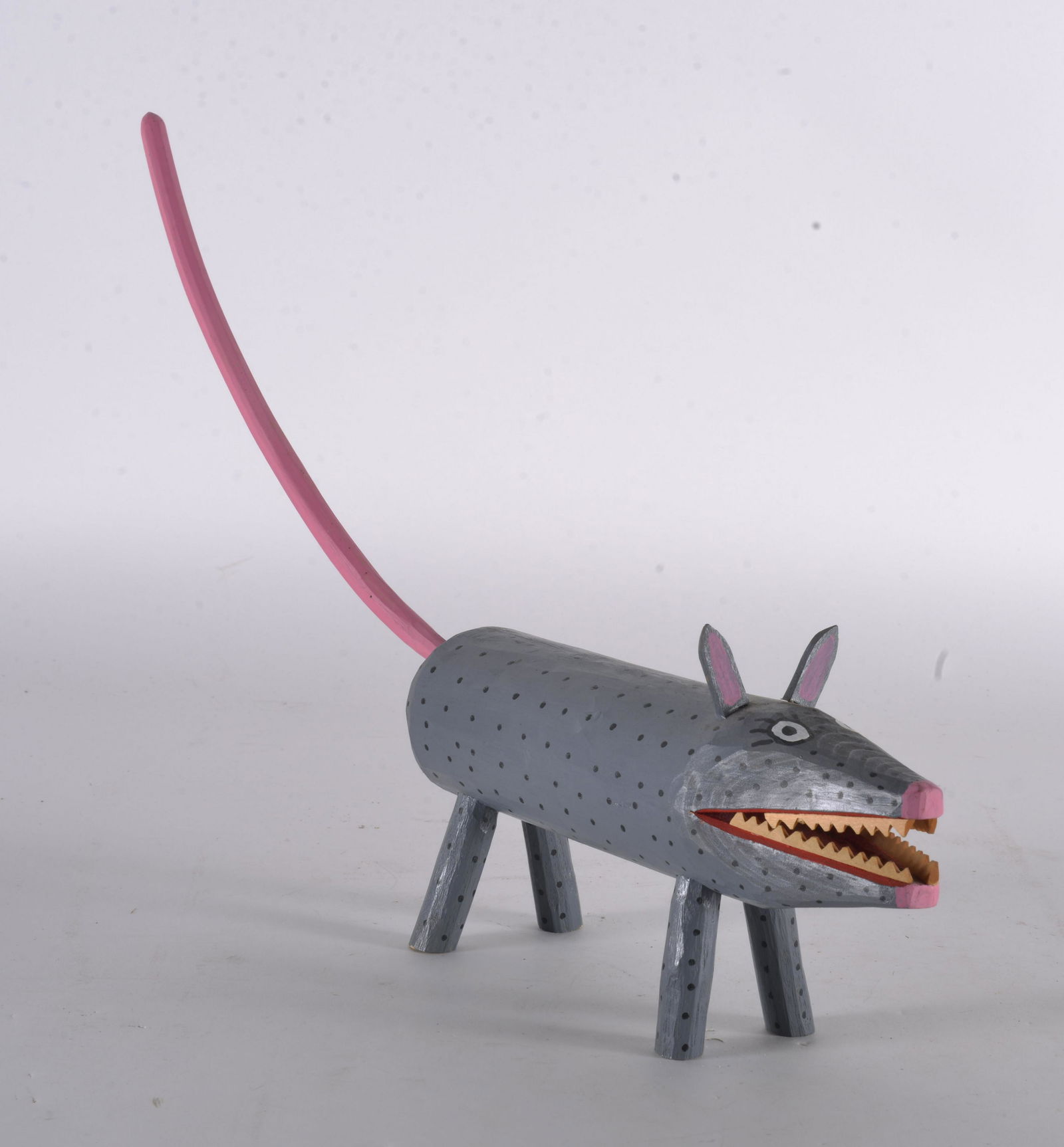 HARRY JENNINGS WOOD AND PAINTED MOUSE (1 of 4)