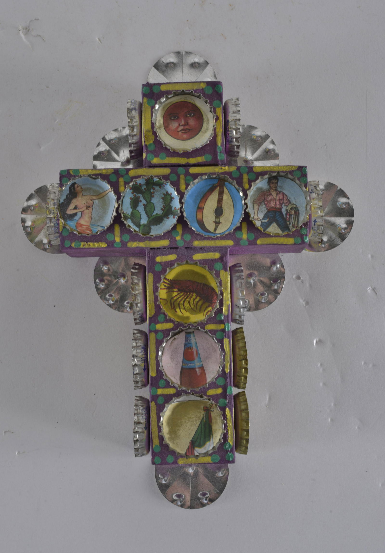 BOTTLE CAP CROSS ASSEMBLAGE (1 of 2)