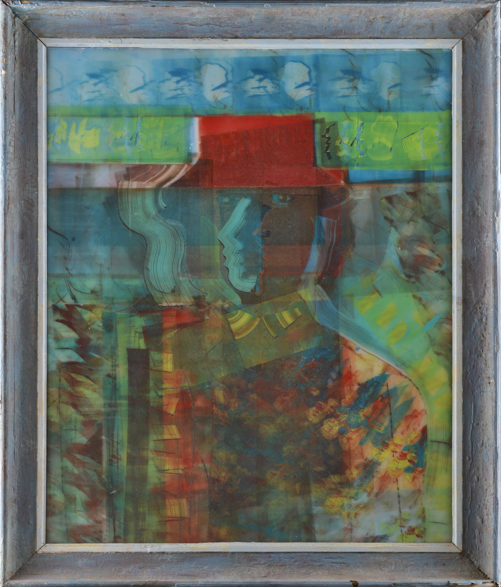 ED SHEWMAKE OIL ON PLEXIGLASS (1 of 2)
