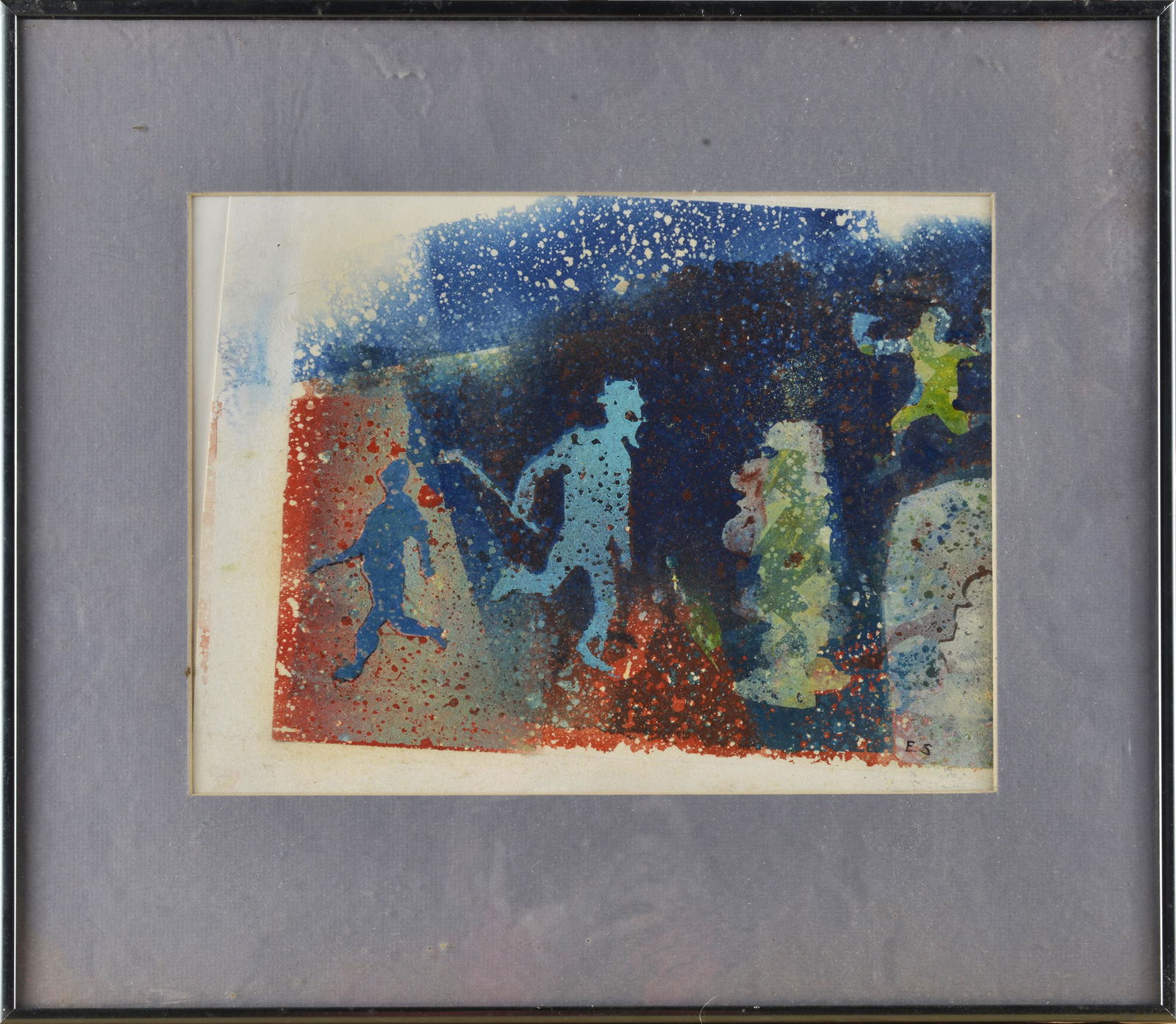 ED SHEWMAKE FRAMED BEHIND GLASS (1 of 2)